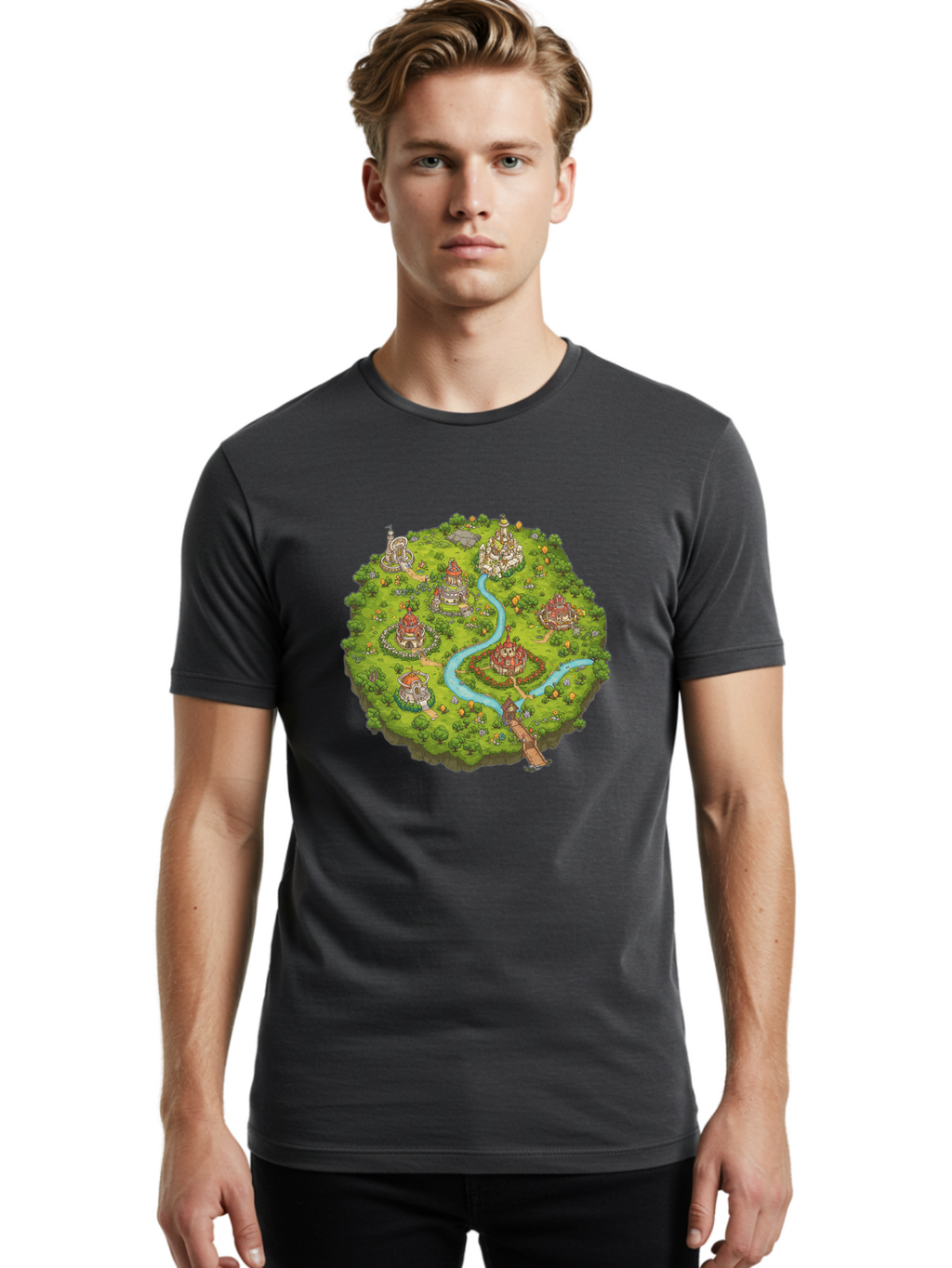 Fantasy-Island-1 Men'S Graphic Tee, 100% Cotton, Comfortable Casual Summer Wear, Machine Washable, Vintage Camera, Old Camera, Antique Camera, Black Camera, Classic Photography, Photography Equipment, Nostalgic Device, Film Camera, Camera Art Baf059