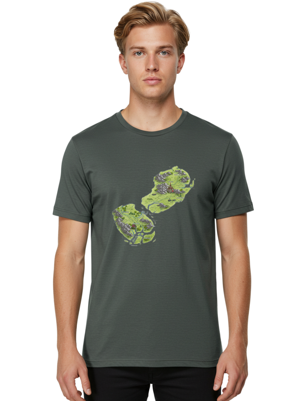 Fantasy-Island-Map Men'S Graphic Tee, 100% Cotton, Comfortable Casual Summer Wear, Machine Washable, Vintage Camera, Old Camera, Antique Camera, Black Camera, Classic Photography, Photography Equipment, Nostalgic Device, Film Camera, Baf060