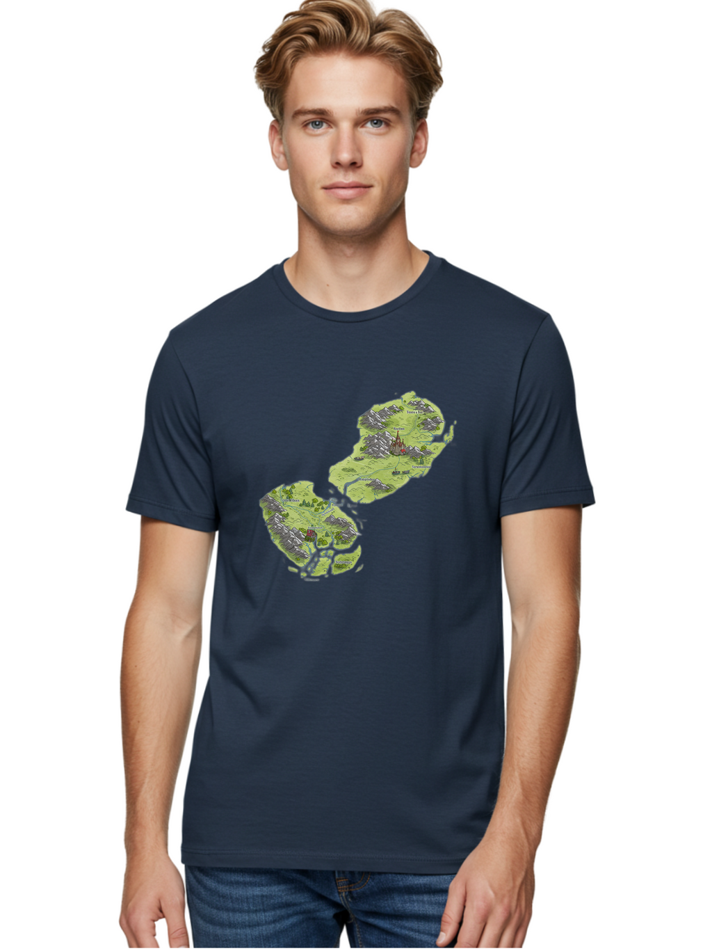 Fantasy-Island-Map Men'S Graphic Tee, 100% Cotton, Comfortable Casual Summer Wear, Machine Washable, Vintage Camera, Old Camera, Antique Camera, Black Camera, Classic Photography, Photography Equipment, Nostalgic Device, Film Camera, Baf060