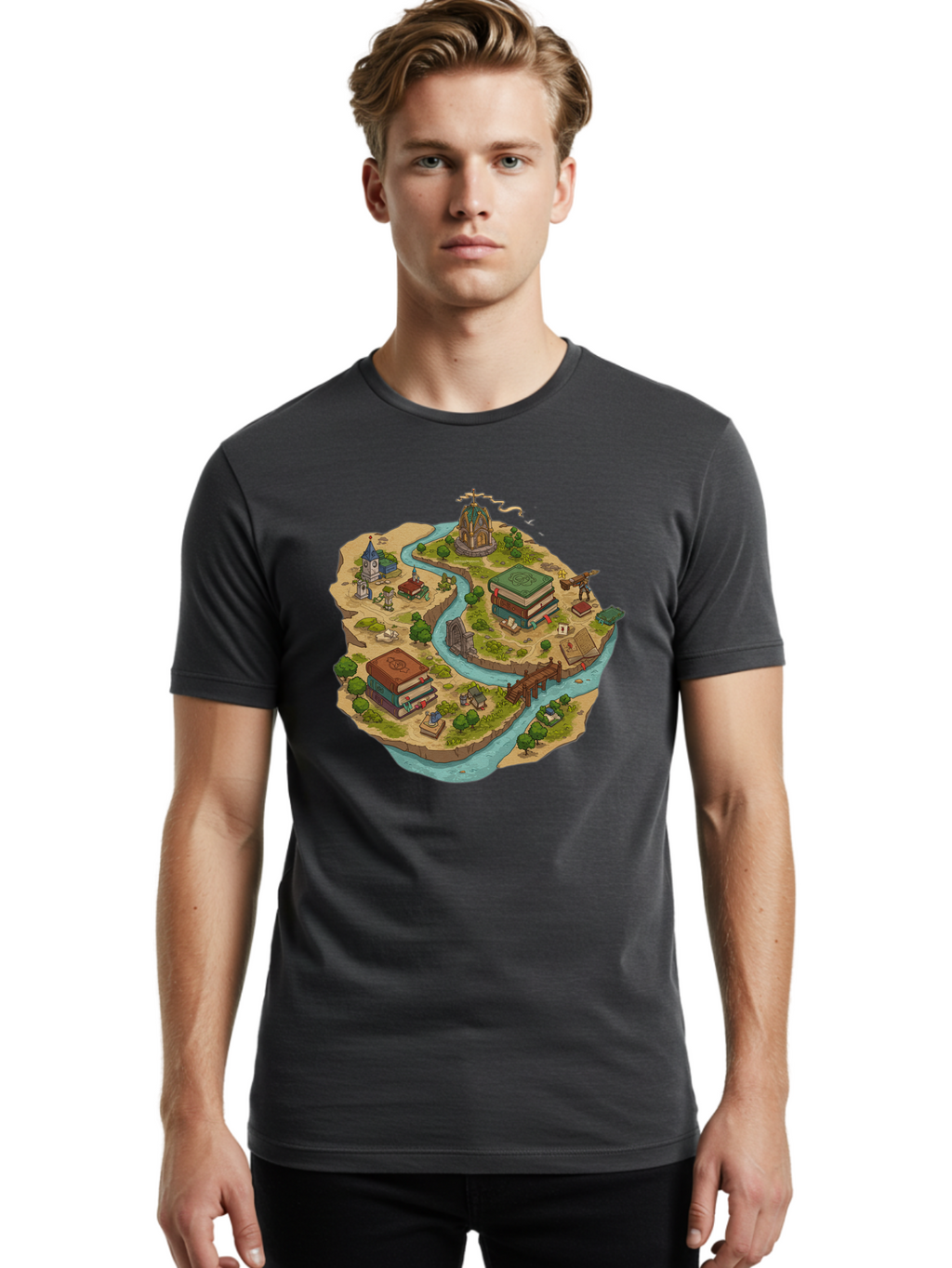 Fantasy-Island Men'S Graphic Tee, 100% Cotton, Comfortable Casual Summer Wear, Machine Washable, Vintage Camera, Old Camera, Antique Camera, Black Camera, Classic Photography, Photography Equipment, Nostalgic Device, Film Camera, Camera Art Baf061