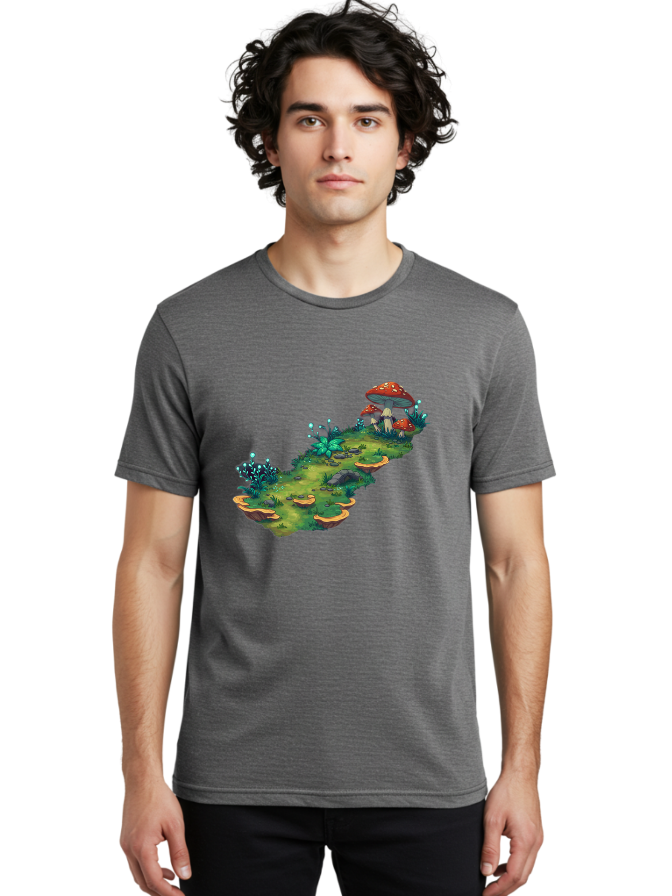 Fantasy-Mushroom-Isle Men'S Graphic Tee, 100% Cotton, Comfortable Casual Summer Wear, Machine Washable, Vintage Camera, Old Camera, Antique Camera, Black Camera, Classic Photography, Photography Equipment, Nostalgic Device, Film Camera, Baf062