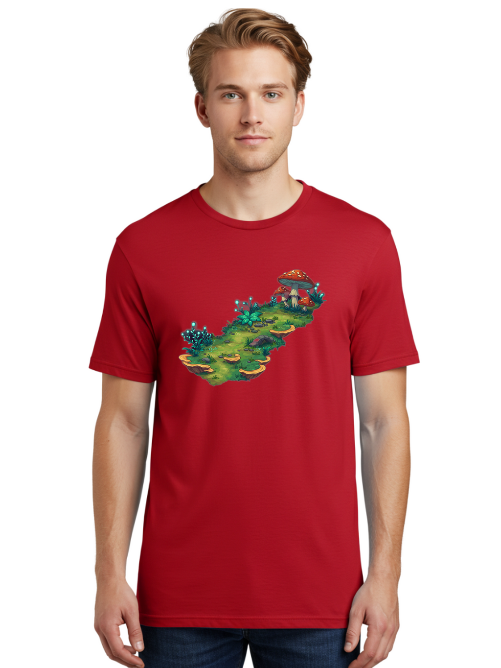 Fantasy-Mushroom-Isle Men'S Graphic Tee, 100% Cotton, Comfortable Casual Summer Wear, Machine Washable, Vintage Camera, Old Camera, Antique Camera, Black Camera, Classic Photography, Photography Equipment, Nostalgic Device, Film Camera, Baf062