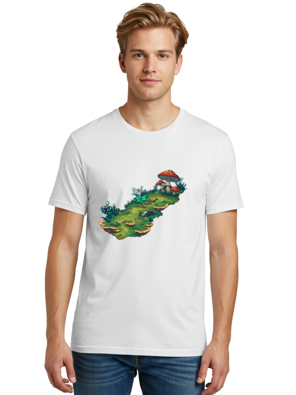 Fantasy-Mushroom-Isle Men'S Graphic Tee, 100% Cotton, Comfortable Casual Summer Wear, Machine Washable, Vintage Camera, Old Camera, Antique Camera, Black Camera, Classic Photography, Photography Equipment, Nostalgic Device, Film Camera, Baf062