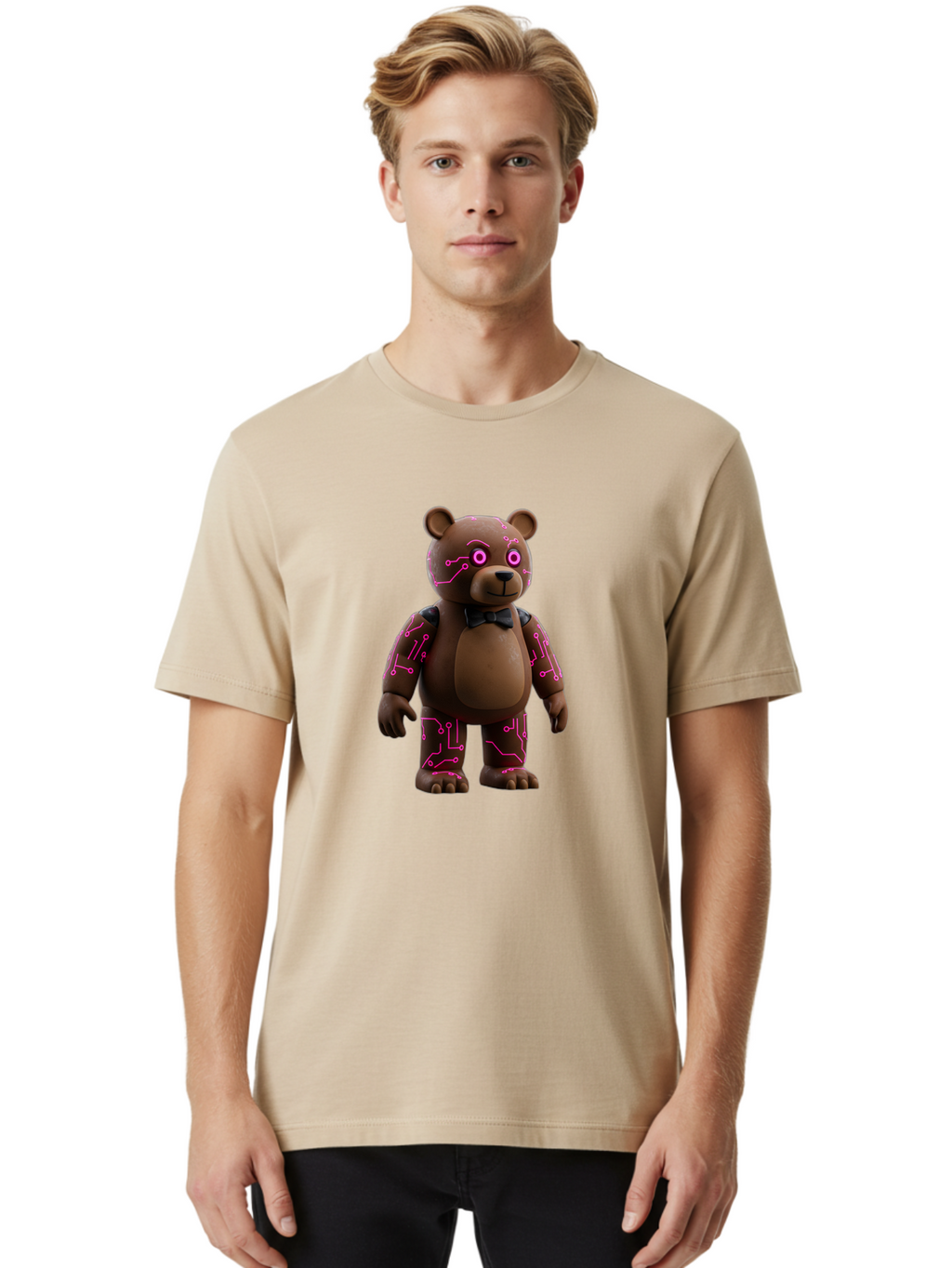 Five-Nights-At-Freddy-S-Bear Men'S Graphic Tee, 100% Cotton, Comfortable Casual Summer Wear, Machine Washable, Vintage Camera, Old Camera, Antique Camera, Black Camera, Classic Photography, Photography Equipment, Nostalgic Device, Film Camera, Baf066