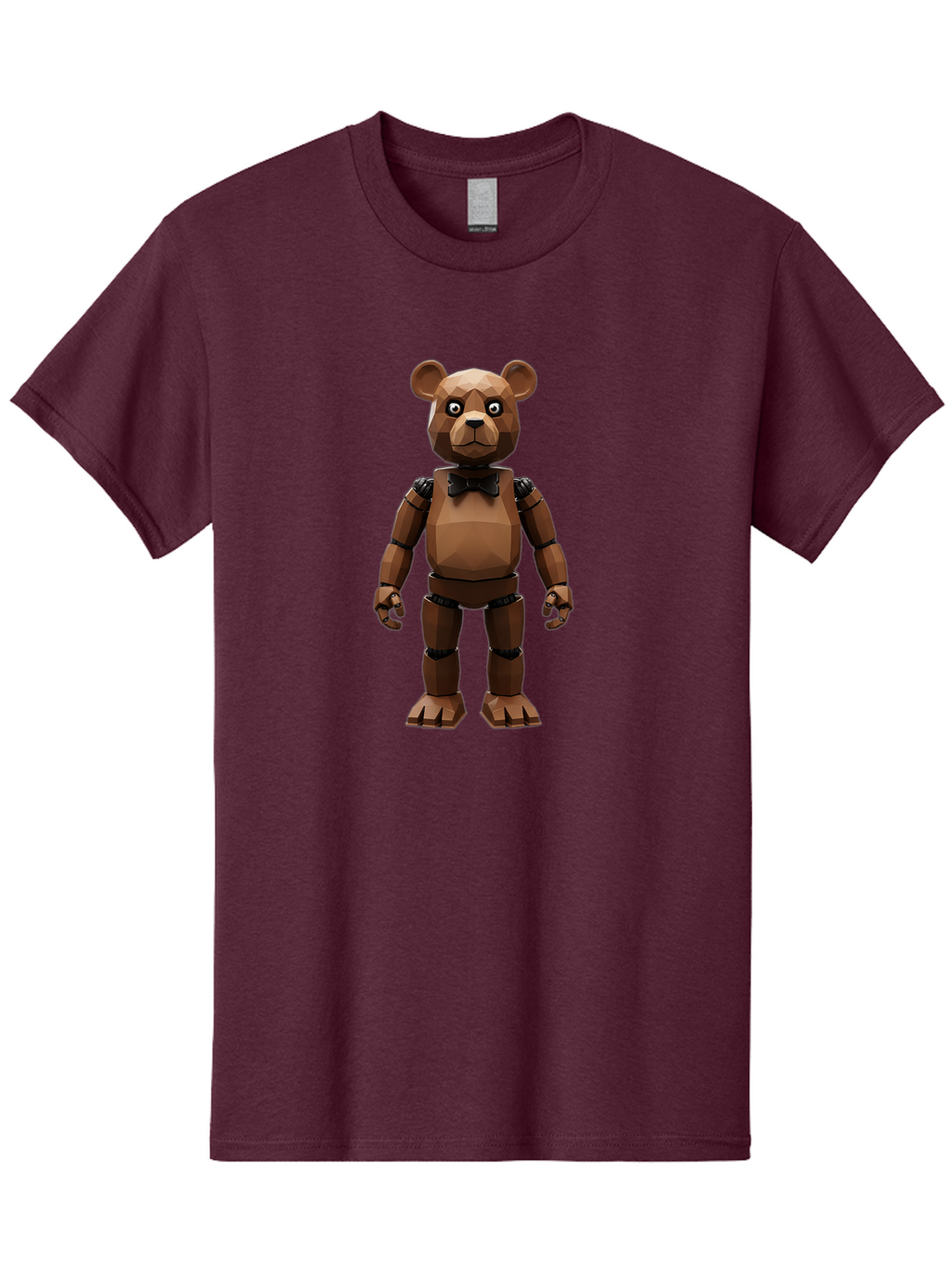 Five-Nights-At-Freddy-S-Freddy-Fazbear-1 Men'S Graphic Tee, 100% Cotton, Comfortable Casual Summer Wear, Machine Washable, Vintage Camera, Old Camera, Antique Camera, Black Camera, Classic Photography, Photography Equipment, Nostalgic Device, Baf067