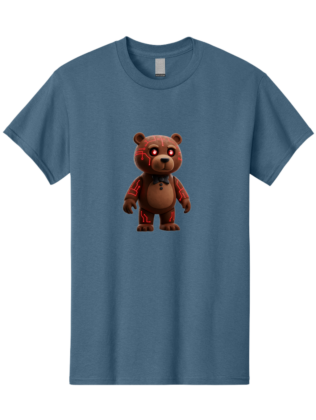 Five-Nights-At-Freddy-S-Teddy-Bear Men'S Graphic Tee, 100% Cotton, Comfortable Casual Summer Wear, Machine Washable, Vintage Camera, Old Camera, Antique Camera, Black Camera, Classic Photography, Photography Equipment, Nostalgic Device, Baf070