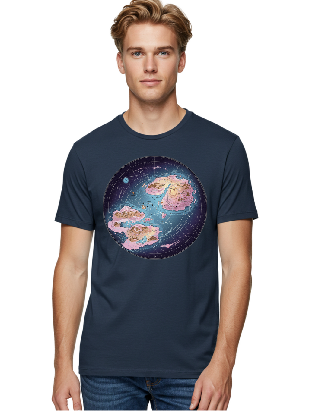 Flat-Earth-Map Men'S Graphic Tee, 100% Cotton, Comfortable Casual Summer Wear, Machine Washable, Vintage Camera, Old Camera, Antique Camera, Black Camera, Classic Photography, Photography Equipment, Nostalgic Device, Film Camera, Camera Art Baf072