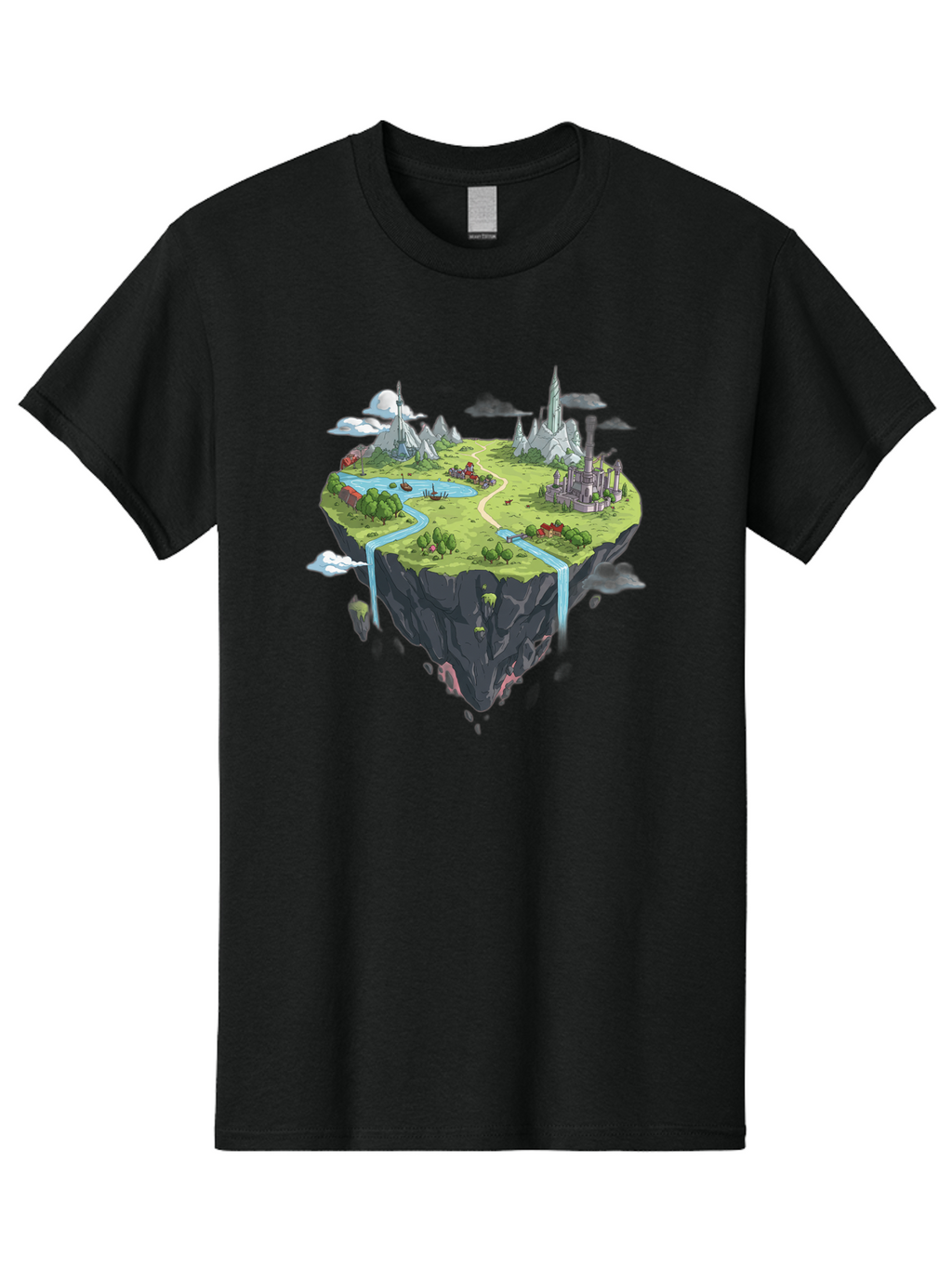 Floating-Island Men'S Graphic Tee, 100% Cotton, Comfortable Casual Summer Wear, Machine Washable, Vintage Camera, Old Camera, Antique Camera, Black Camera, Classic Photography, Photography Equipment, Nostalgic Device, Film Camera, Camera Art Baf073