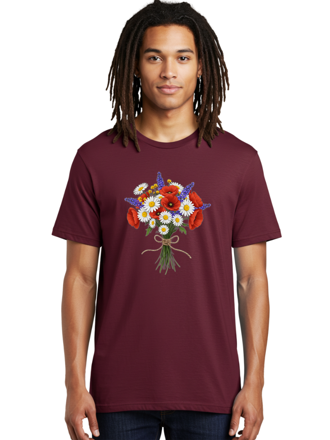 Floral-Bouquet-3 Men'S Graphic Tee, 100% Cotton, Comfortable Casual Summer Wear, Machine Washable, Vintage Camera, Old Camera, Antique Camera, Black Camera, Classic Photography, Photography Equipment, Nostalgic Device, Film Camera, Camera Art Baf078