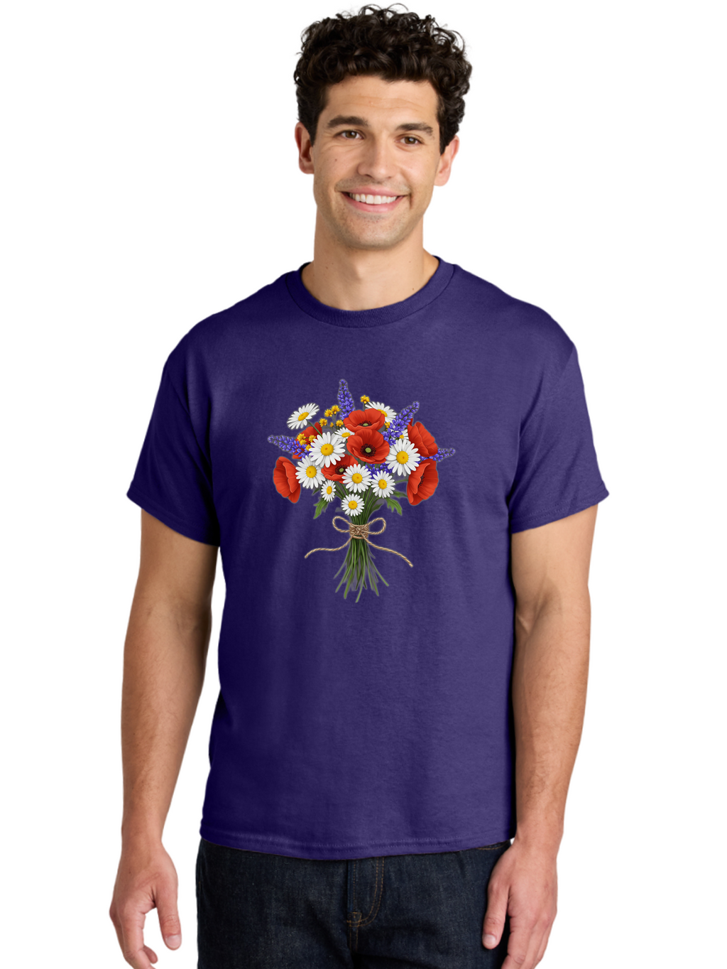 Floral-Bouquet-3 Men'S Graphic Tee, 100% Cotton, Comfortable Casual Summer Wear, Machine Washable, Vintage Camera, Old Camera, Antique Camera, Black Camera, Classic Photography, Photography Equipment, Nostalgic Device, Film Camera, Camera Art Baf078