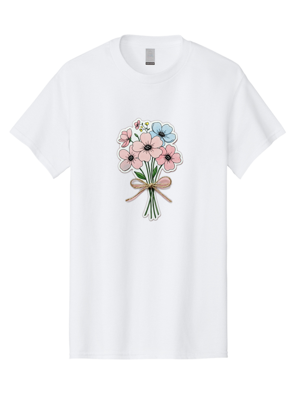 Flower-Bouquet-1 Men'S Graphic Tee, 100% Cotton, Comfortable Casual Summer Wear, Machine Washable, Vintage Camera, Old Camera, Antique Camera, Black Camera, Classic Photography, Photography Equipment, Nostalgic Device, Film Camera, Camera Art Baf088