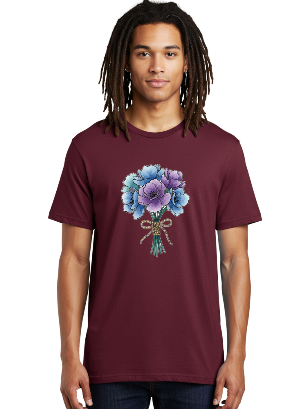 Flower-Bouquet Men'S Graphic Tee, 100% Cotton, Comfortable Casual Summer Wear, Machine Washable, Vintage Camera, Old Camera, Antique Camera, Black Camera, Classic Photography, Photography Equipment, Nostalgic Device, Film Camera, Camera Art Baf089