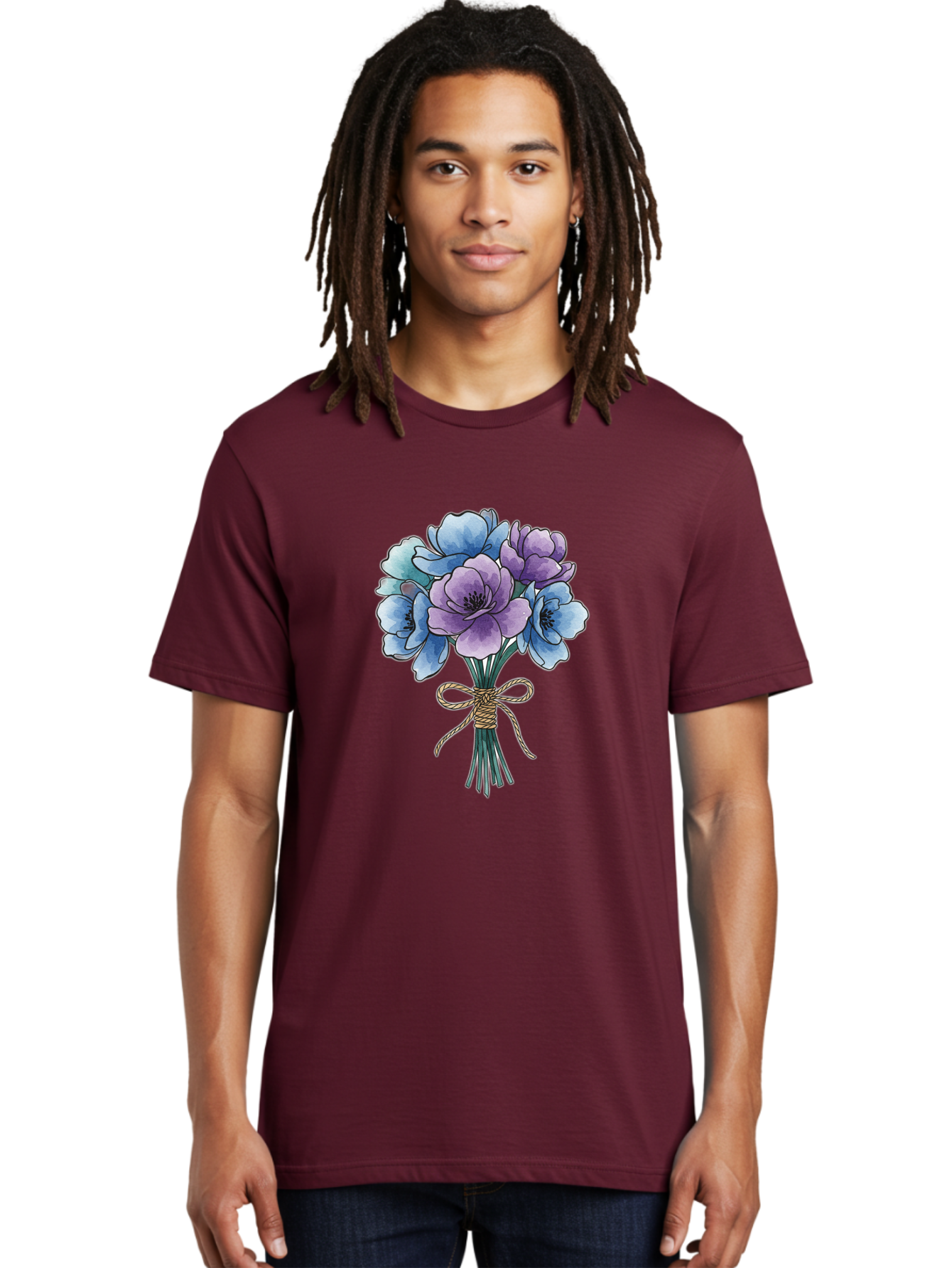 Flower-Bouquet Men'S Graphic Tee, 100% Cotton, Comfortable Casual Summer Wear, Machine Washable, Vintage Camera, Old Camera, Antique Camera, Black Camera, Classic Photography, Photography Equipment, Nostalgic Device, Film Camera, Camera Art Baf089
