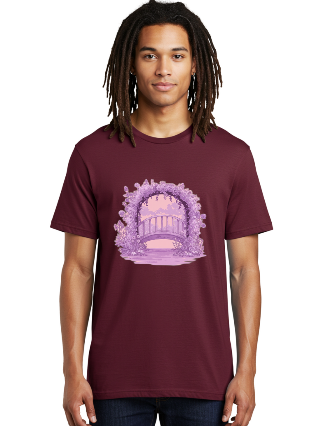 Footbridge-2 Men'S Graphic Tee, 100% Cotton, Comfortable Casual Summer Wear, Machine Washable, Vintage Camera, Old Camera, Antique Camera, Black Camera, Classic Photography, Photography Equipment, Nostalgic Device, Film Camera, Camera Art Baf093