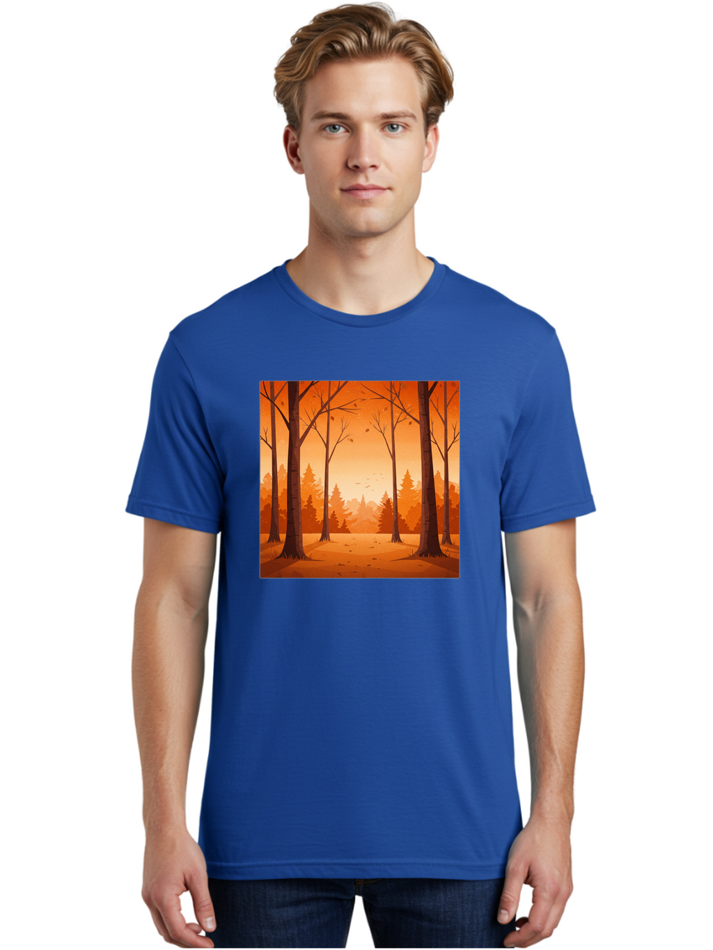 Forest-Landscape Men'S Graphic Tee, 100% Cotton, Comfortable Casual Summer Wear, Machine Washable, Vintage Camera, Old Camera, Antique Camera, Black Camera, Classic Photography, Photography Equipment, Nostalgic Device, Film Camera, Camera Art Baf098
