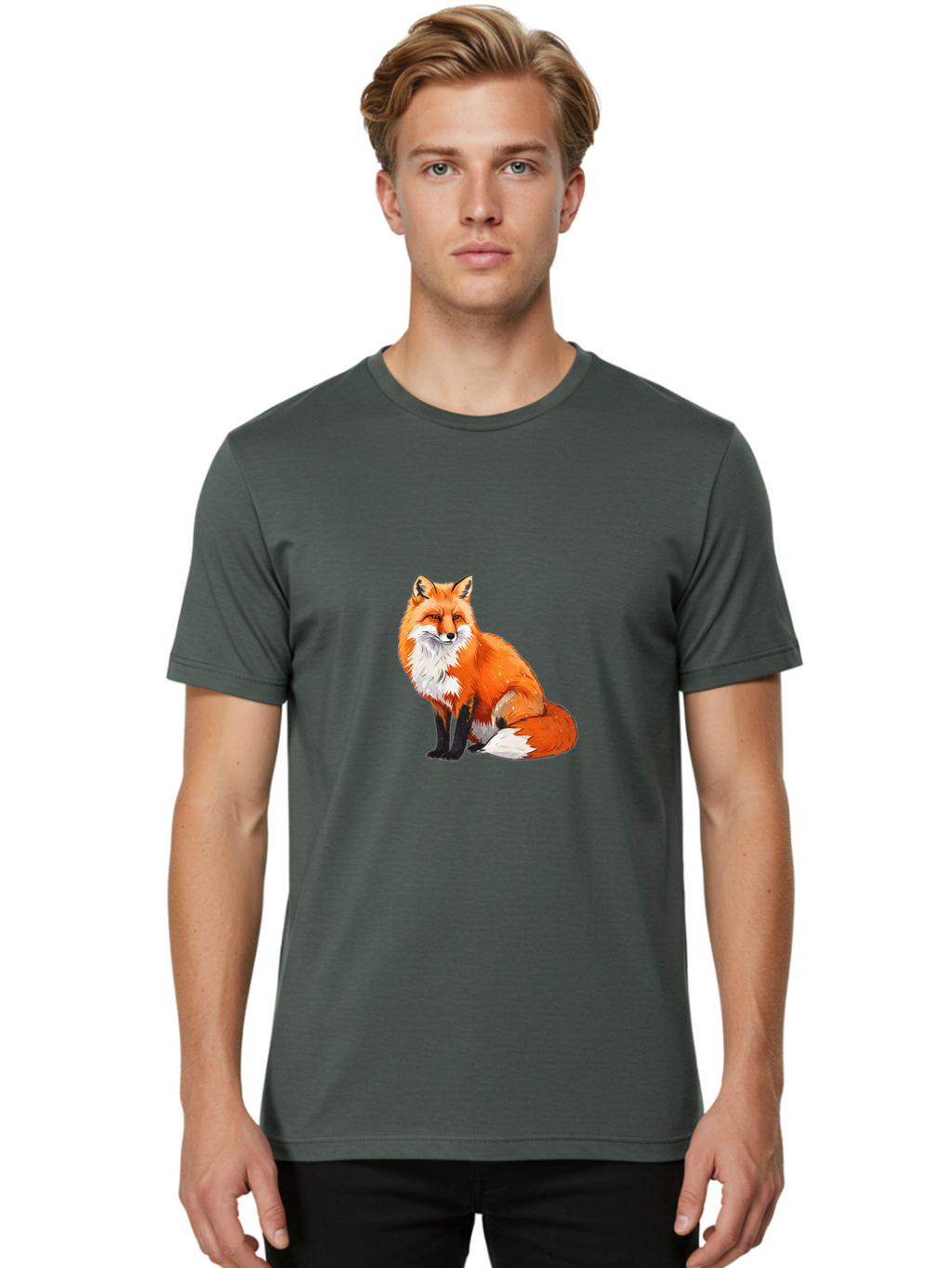 Fox-2 Men'S Graphic Tee, 100% Cotton, Comfortable Casual Summer Wear, Machine Washable, Vintage Camera, Old Camera, Antique Camera, Black Camera, Classic Photography, Photography Equipment, Nostalgic Device, Film Camera, Camera Art Baf103