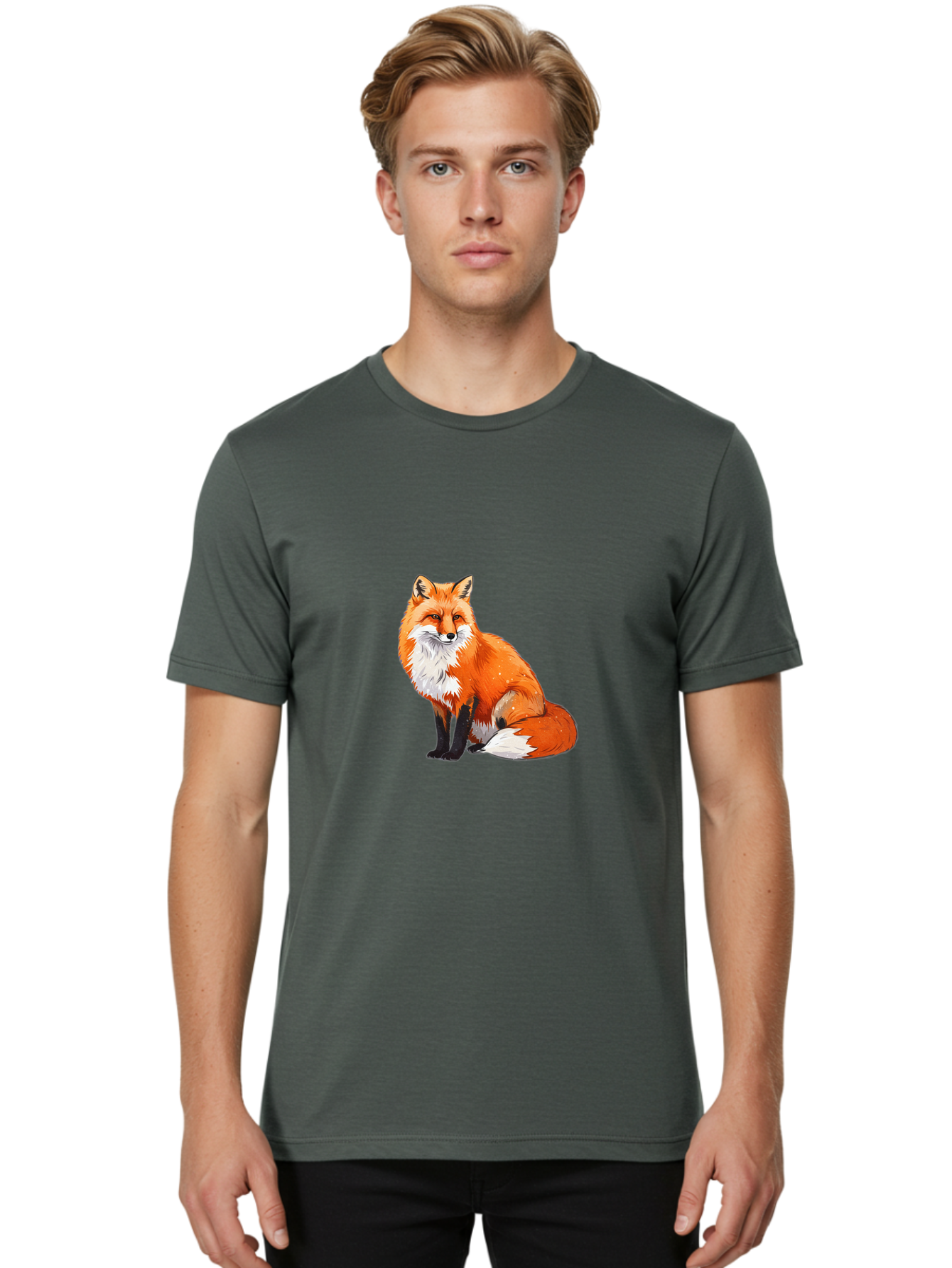 Fox-2 Men'S Graphic Tee, 100% Cotton, Comfortable Casual Summer Wear, Machine Washable, Vintage Camera, Old Camera, Antique Camera, Black Camera, Classic Photography, Photography Equipment, Nostalgic Device, Film Camera, Camera Art Baf103