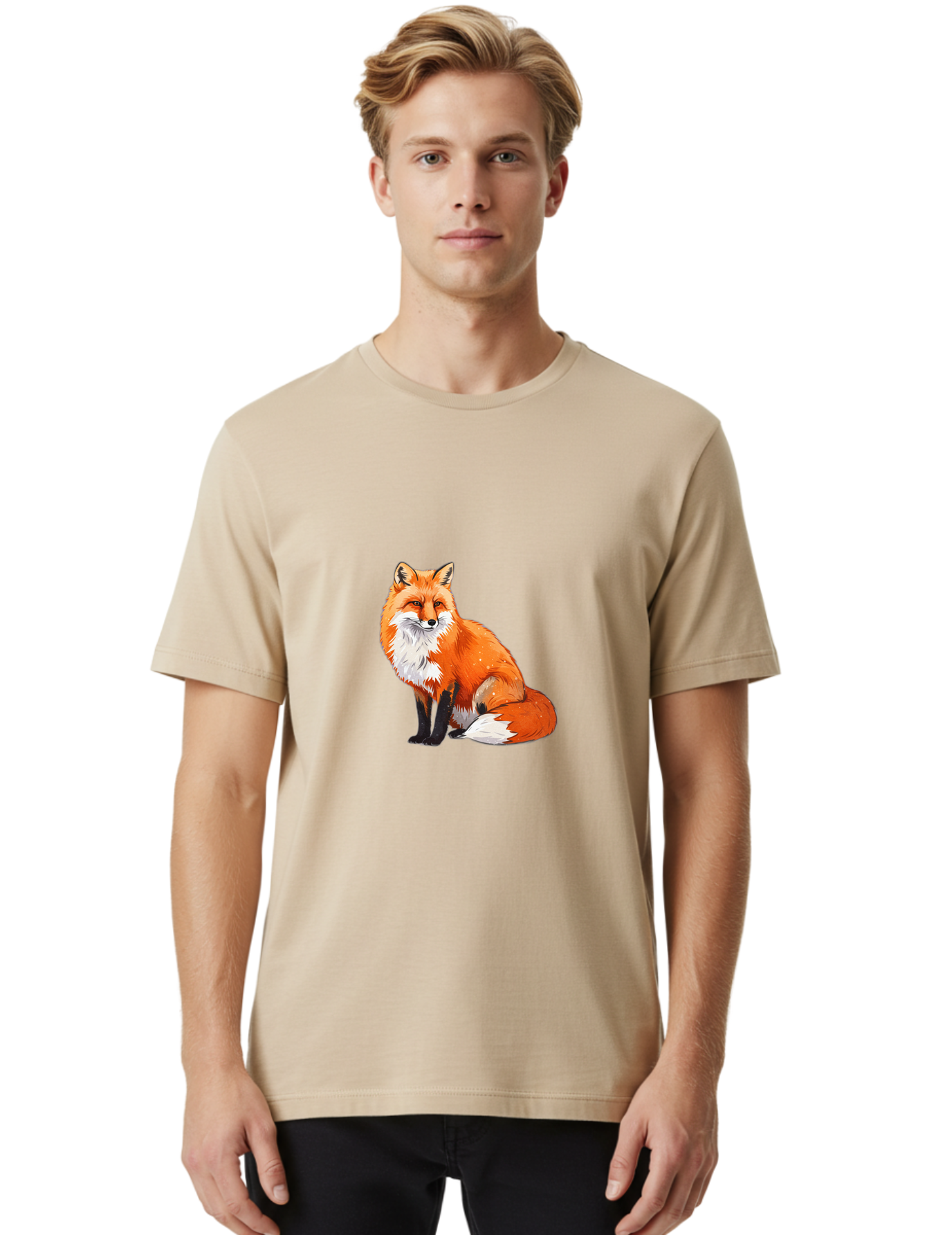 Fox-2 Men'S Graphic Tee, 100% Cotton, Comfortable Casual Summer Wear, Machine Washable, Vintage Camera, Old Camera, Antique Camera, Black Camera, Classic Photography, Photography Equipment, Nostalgic Device, Film Camera, Camera Art Baf103