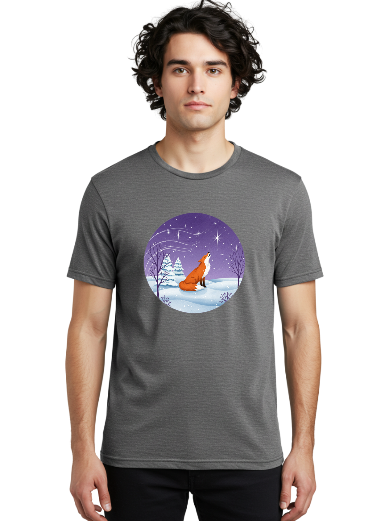 Fox-At-Night Men'S Graphic Tee, 100% Cotton, Comfortable Casual Summer Wear, Machine Washable, Vintage Camera, Old Camera, Antique Camera, Black Camera, Classic Photography, Photography Equipment, Nostalgic Device, Film Camera, Camera Art Baf107