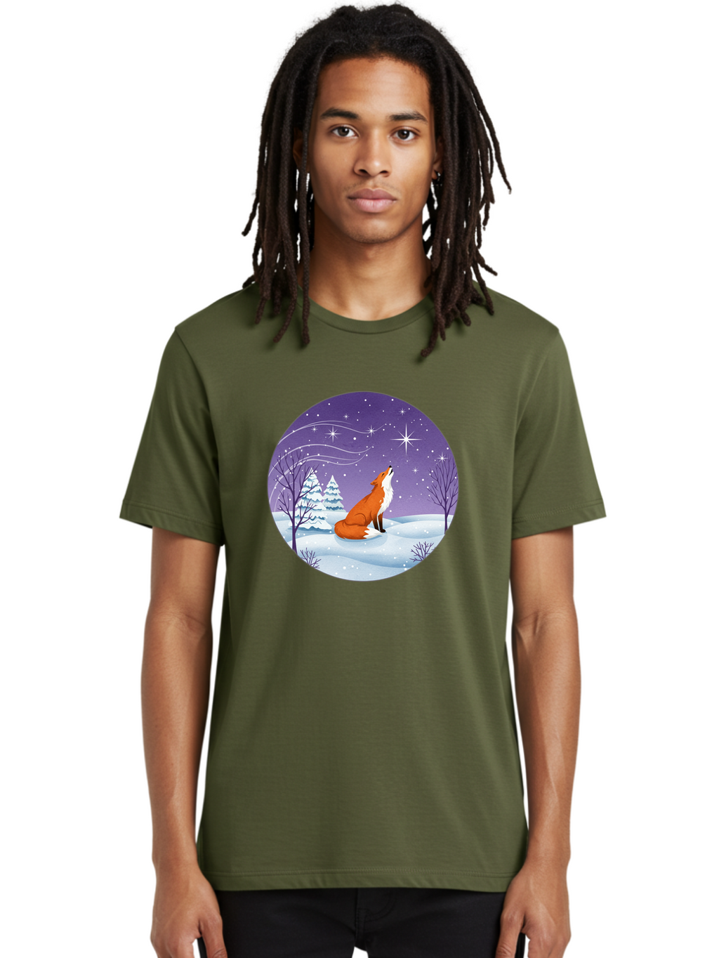 Fox-At-Night Men'S Graphic Tee, 100% Cotton, Comfortable Casual Summer Wear, Machine Washable, Vintage Camera, Old Camera, Antique Camera, Black Camera, Classic Photography, Photography Equipment, Nostalgic Device, Film Camera, Camera Art Baf107
