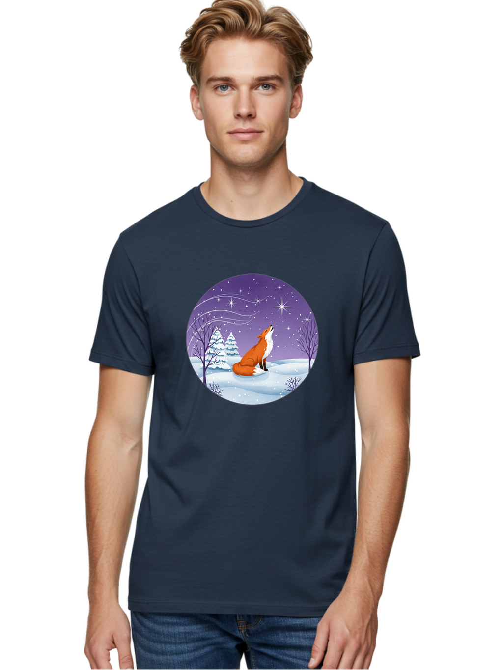 Fox-At-Night Men'S Graphic Tee, 100% Cotton, Comfortable Casual Summer Wear, Machine Washable, Vintage Camera, Old Camera, Antique Camera, Black Camera, Classic Photography, Photography Equipment, Nostalgic Device, Film Camera, Camera Art Baf107