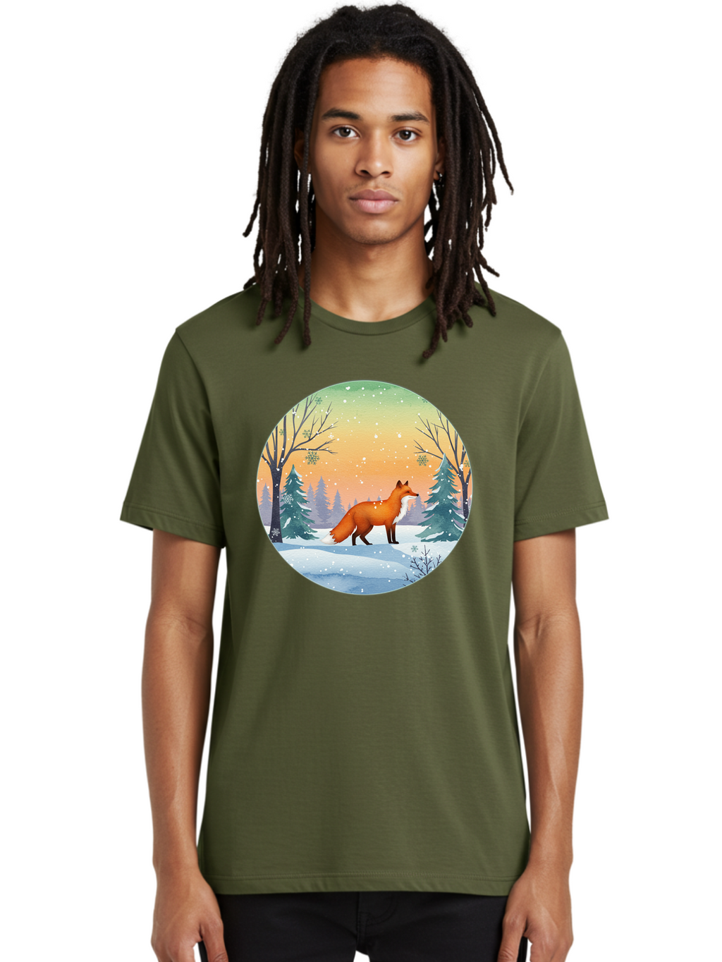 Fox-In-Winter Men'S Graphic Tee, 100% Cotton, Comfortable Casual Summer Wear, Machine Washable, Vintage Camera, Old Camera, Antique Camera, Black Camera, Classic Photography, Photography Equipment, Nostalgic Device, Film Camera, Camera Art Baf112