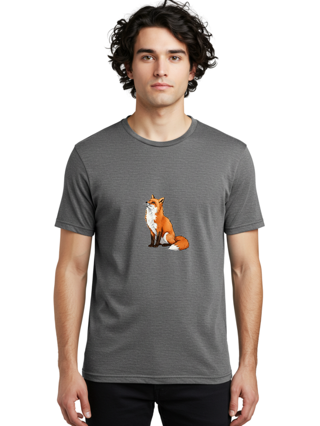 Fox Men'S Graphic Tee, 100% Cotton, Comfortable Casual Summer Wear, Machine Washable, Vintage Camera, Old Camera, Antique Camera, Black Camera, Classic Photography, Photography Equipment, Nostalgic Device, Film Camera, Camera Art Baf113