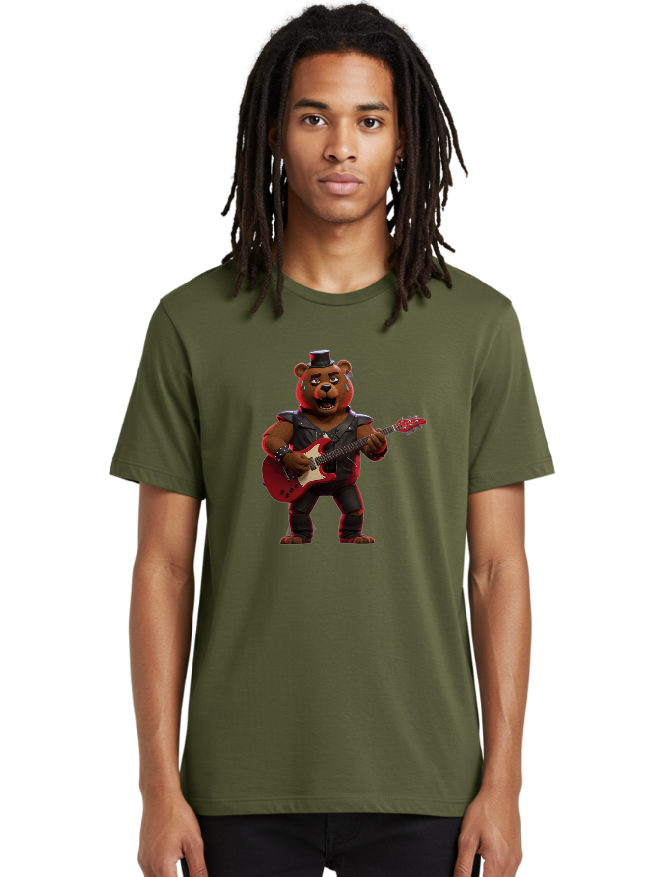 Freddy-Fazbear-4 Men'S Graphic Tee, 100% Cotton, Comfortable Casual Summer Wear, Machine Washable, Vintage Camera, Old Camera, Antique Camera, Black Camera, Classic Photography, Photography Equipment, Nostalgic Device, Film Camera, Camera Art Baf117
