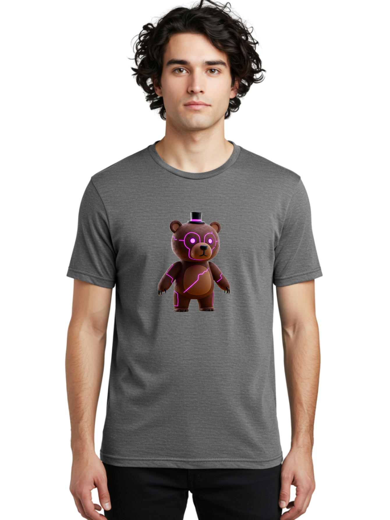 Freddy-Fazbear Men'S Graphic Tee, 100% Cotton, Comfortable Casual Summer Wear, Machine Washable, Vintage Camera, Old Camera, Antique Camera, Black Camera, Classic Photography, Photography Equipment, Nostalgic Device, Film Camera, Camera Art Baf118