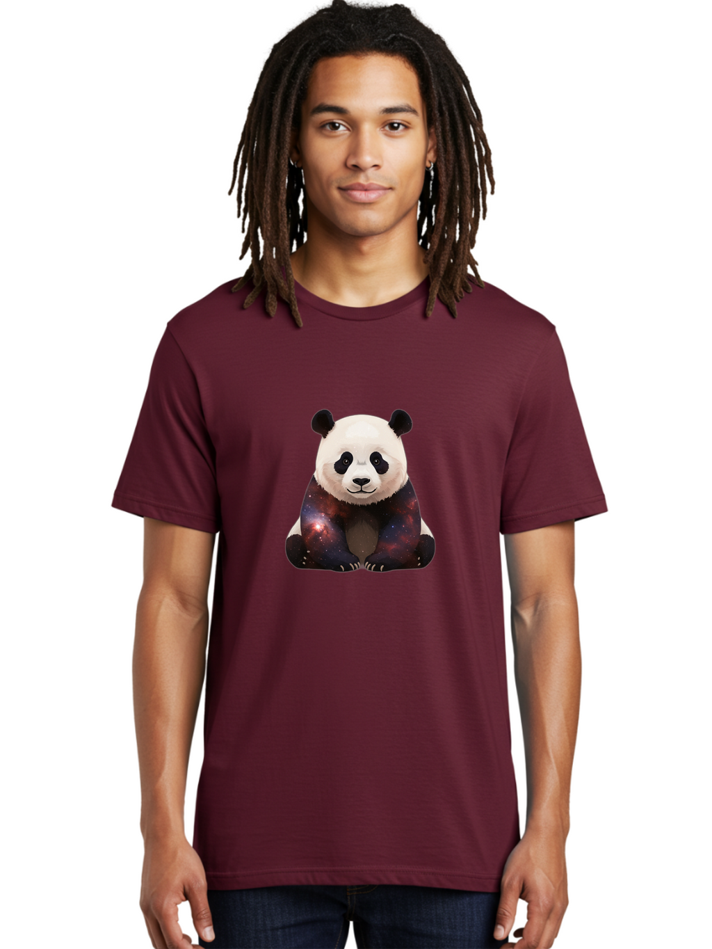 Galaxy-Panda-1 Men'S Graphic Tee, 100% Cotton, Comfortable Casual Summer Wear, Machine Washable, Vintage Camera, Old Camera, Antique Camera, Black Camera, Classic Photography, Photography Equipment, Nostalgic Device, Film Camera, Camera Art Baf119