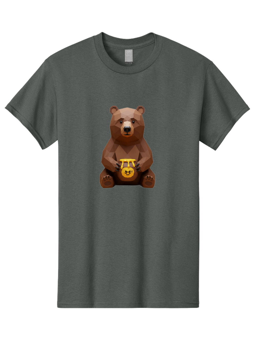 Geometric-Bear-1 Men'S Graphic Tee, 100% Cotton, Comfortable Casual Summer Wear, Machine Washable, Vintage Camera, Old Camera, Antique Camera, Black Camera, Classic Photography, Photography Equipment, Nostalgic Device, Film Camera, Camera Art Baf123