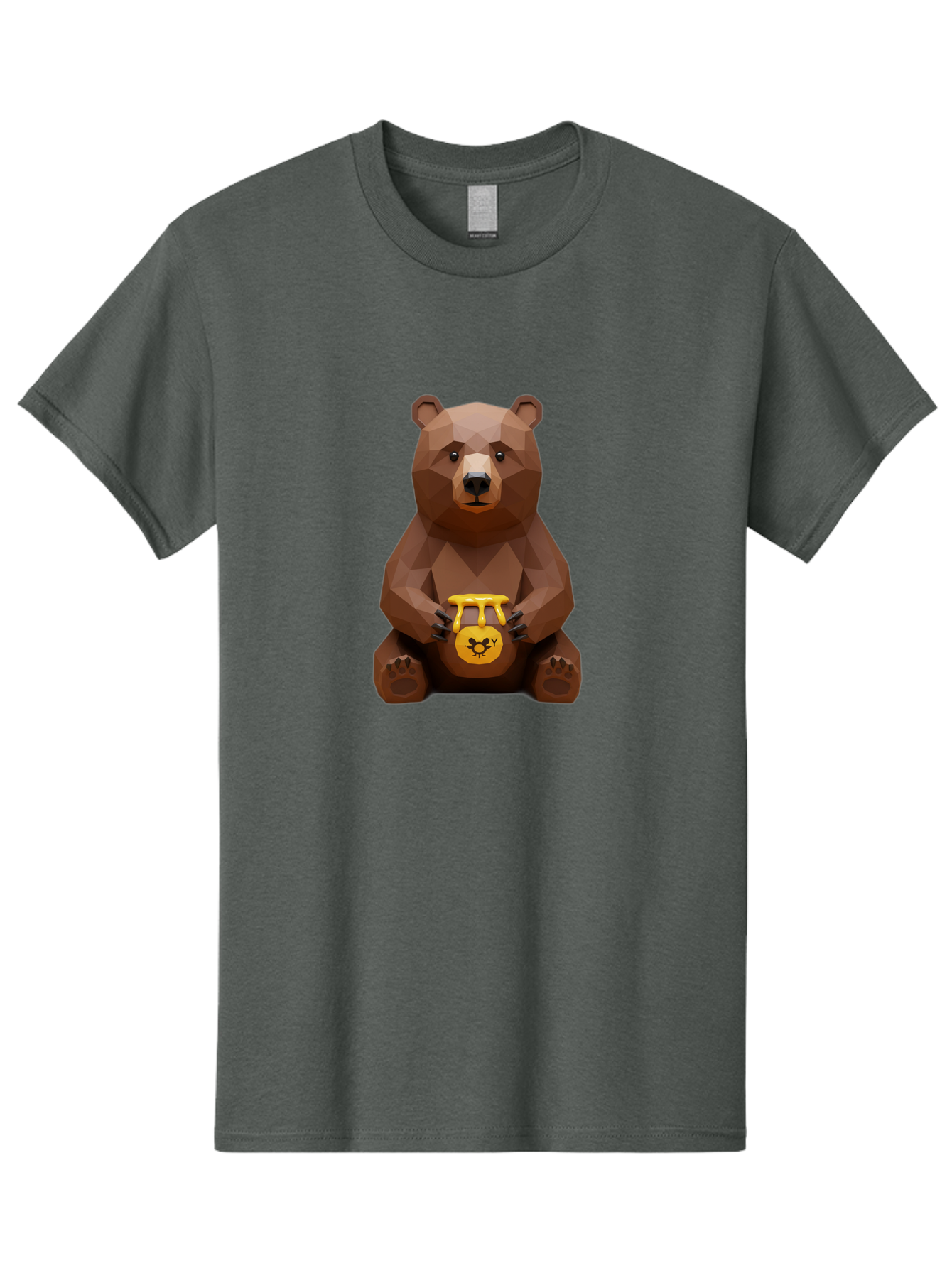 Geometric-Bear-1 Men'S Graphic Tee, 100% Cotton, Comfortable Casual Summer Wear, Machine Washable, Vintage Camera, Old Camera, Antique Camera, Black Camera, Classic Photography, Photography Equipment, Nostalgic Device, Film Camera, Camera Art Baf123