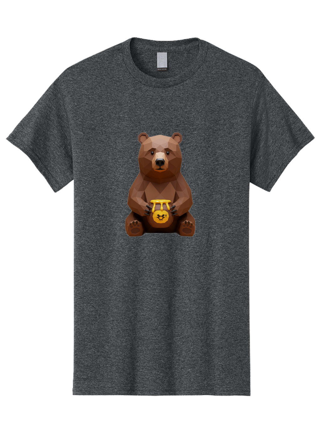 Geometric-Bear-1 Men'S Graphic Tee, 100% Cotton, Comfortable Casual Summer Wear, Machine Washable, Vintage Camera, Old Camera, Antique Camera, Black Camera, Classic Photography, Photography Equipment, Nostalgic Device, Film Camera, Camera Art Baf123