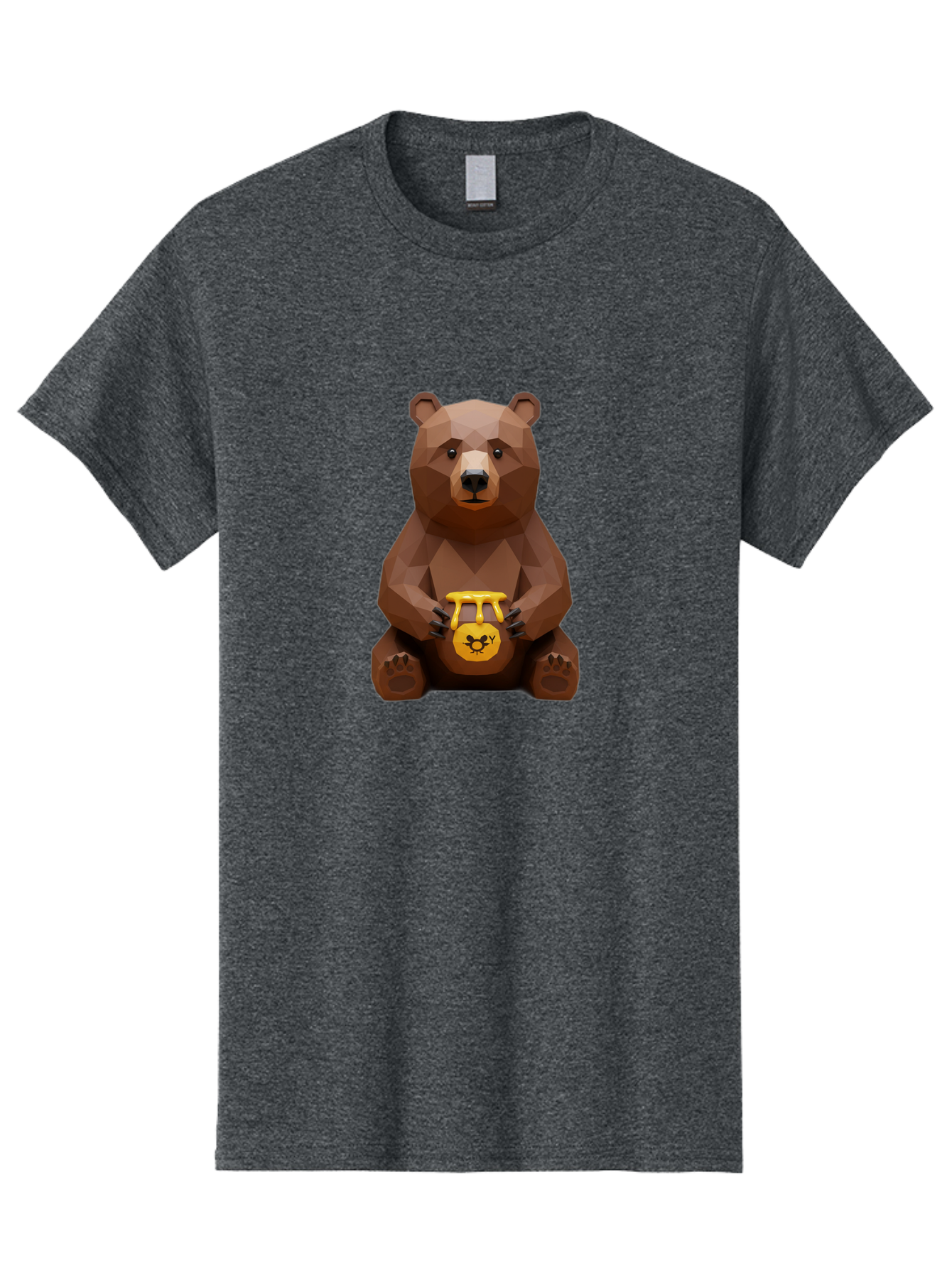 Geometric-Bear-1 Men'S Graphic Tee, 100% Cotton, Comfortable Casual Summer Wear, Machine Washable, Vintage Camera, Old Camera, Antique Camera, Black Camera, Classic Photography, Photography Equipment, Nostalgic Device, Film Camera, Camera Art Baf123