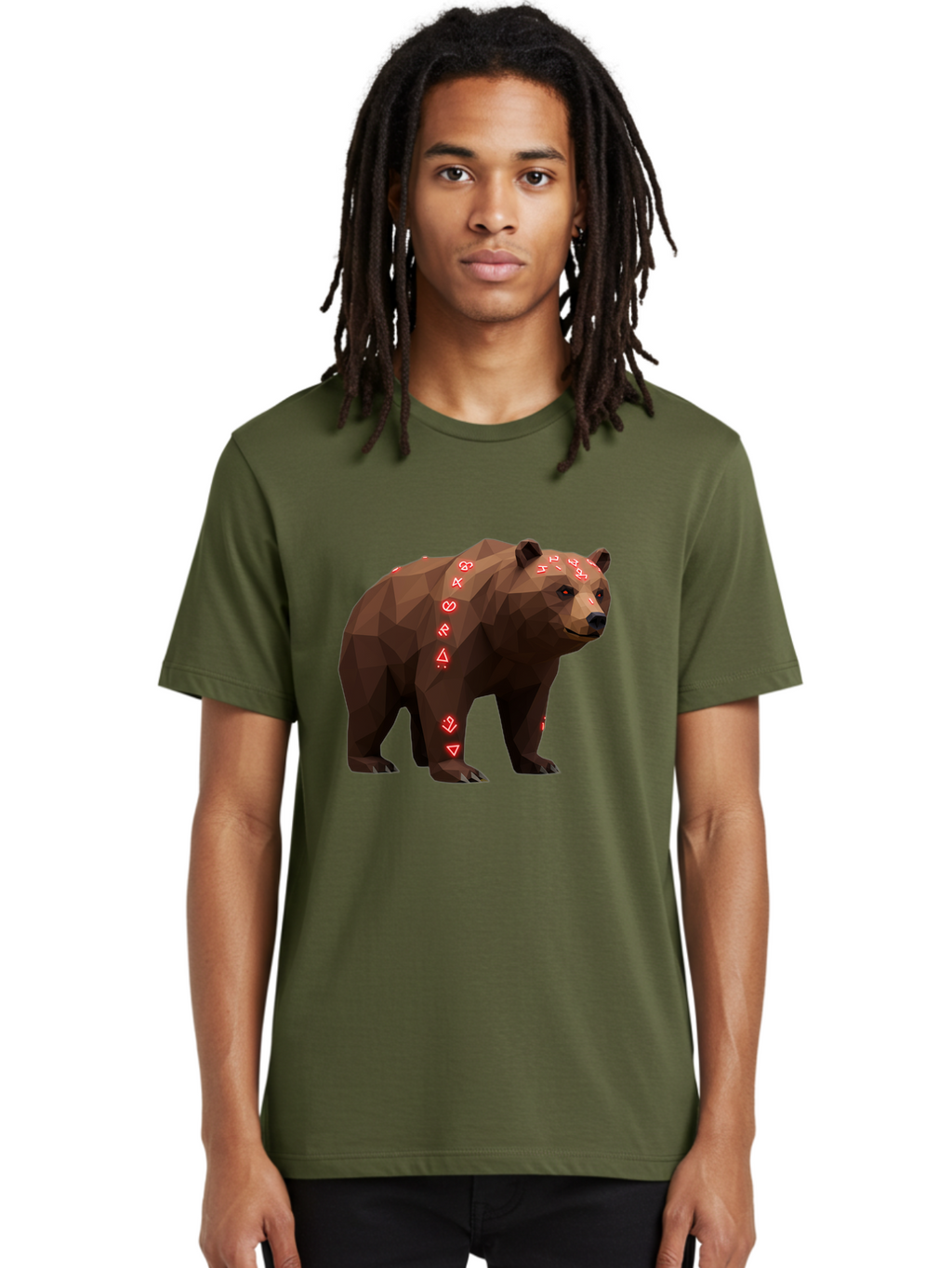 Geometric-Bear Men'S Graphic Tee, 100% Cotton, Comfortable Casual Summer Wear, Machine Washable, Vintage Camera, Old Camera, Antique Camera, Black Camera, Classic Photography, Photography Equipment, Nostalgic Device, Film Camera, Camera Art Baf125
