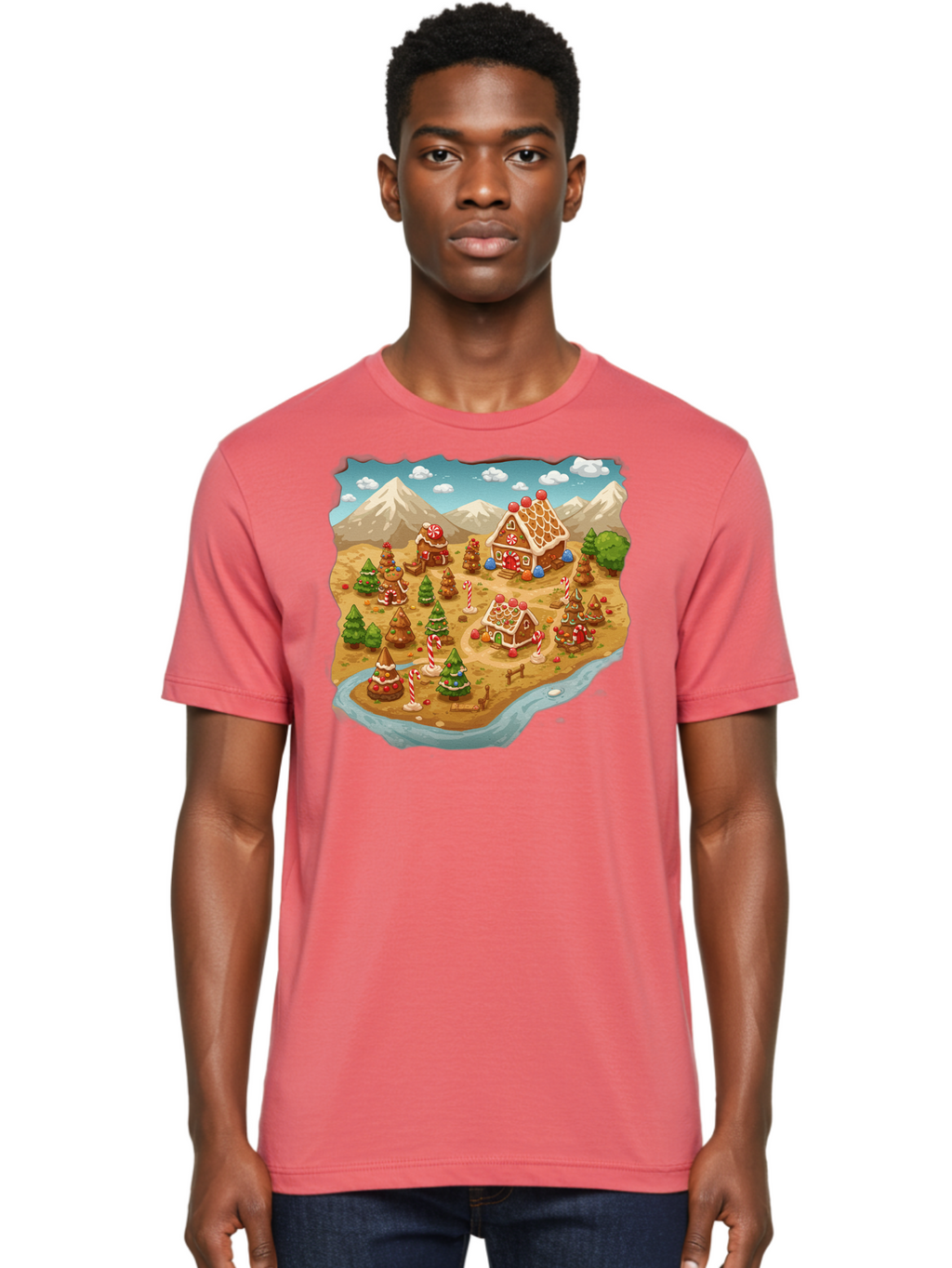 Gingerbread-Village Men'S Graphic Tee, 100% Cotton, Comfortable Casual Summer Wear, Machine Washable, Vintage Camera, Old Camera, Antique Camera, Black Camera, Classic Photography, Photography Equipment, Nostalgic Device, Film Camera, Baf129