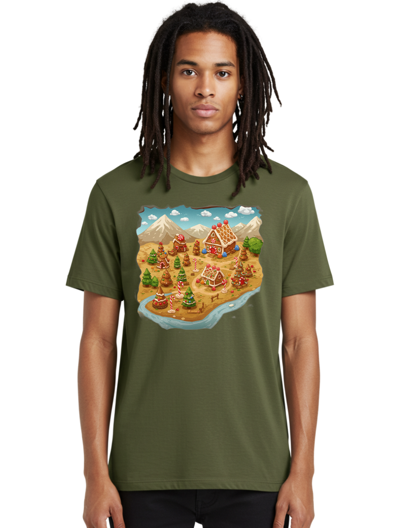 Gingerbread-Village Men'S Graphic Tee, 100% Cotton, Comfortable Casual Summer Wear, Machine Washable, Vintage Camera, Old Camera, Antique Camera, Black Camera, Classic Photography, Photography Equipment, Nostalgic Device, Film Camera, Baf129