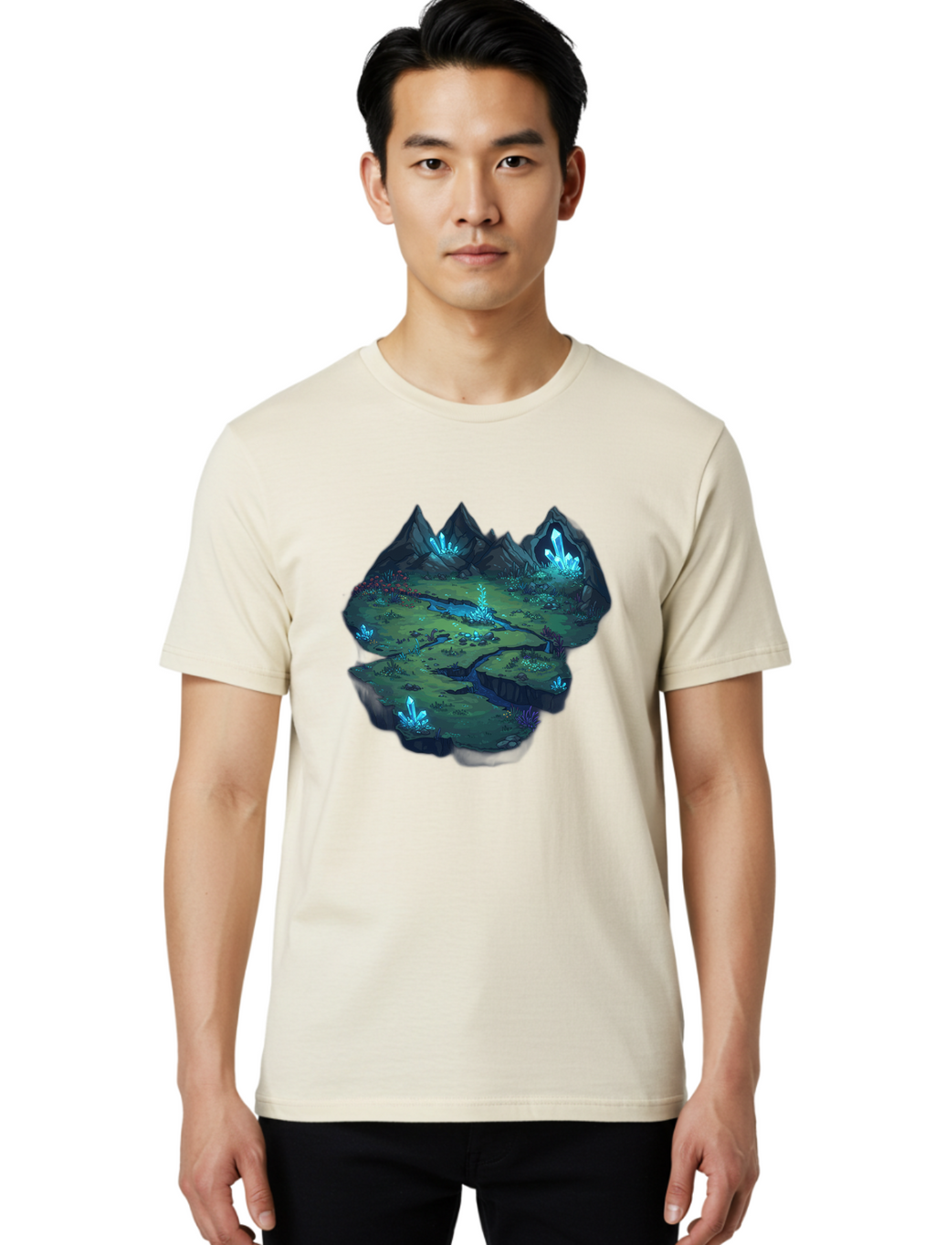 Glowing-Crystals Men'S Graphic Tee, 100% Cotton, Comfortable Casual Summer Wear, Machine Washable, Vintage Camera, Old Camera, Antique Camera, Black Camera, Classic Photography, Photography Equipment, Nostalgic Device, Film Camera, Camera Art Baf131