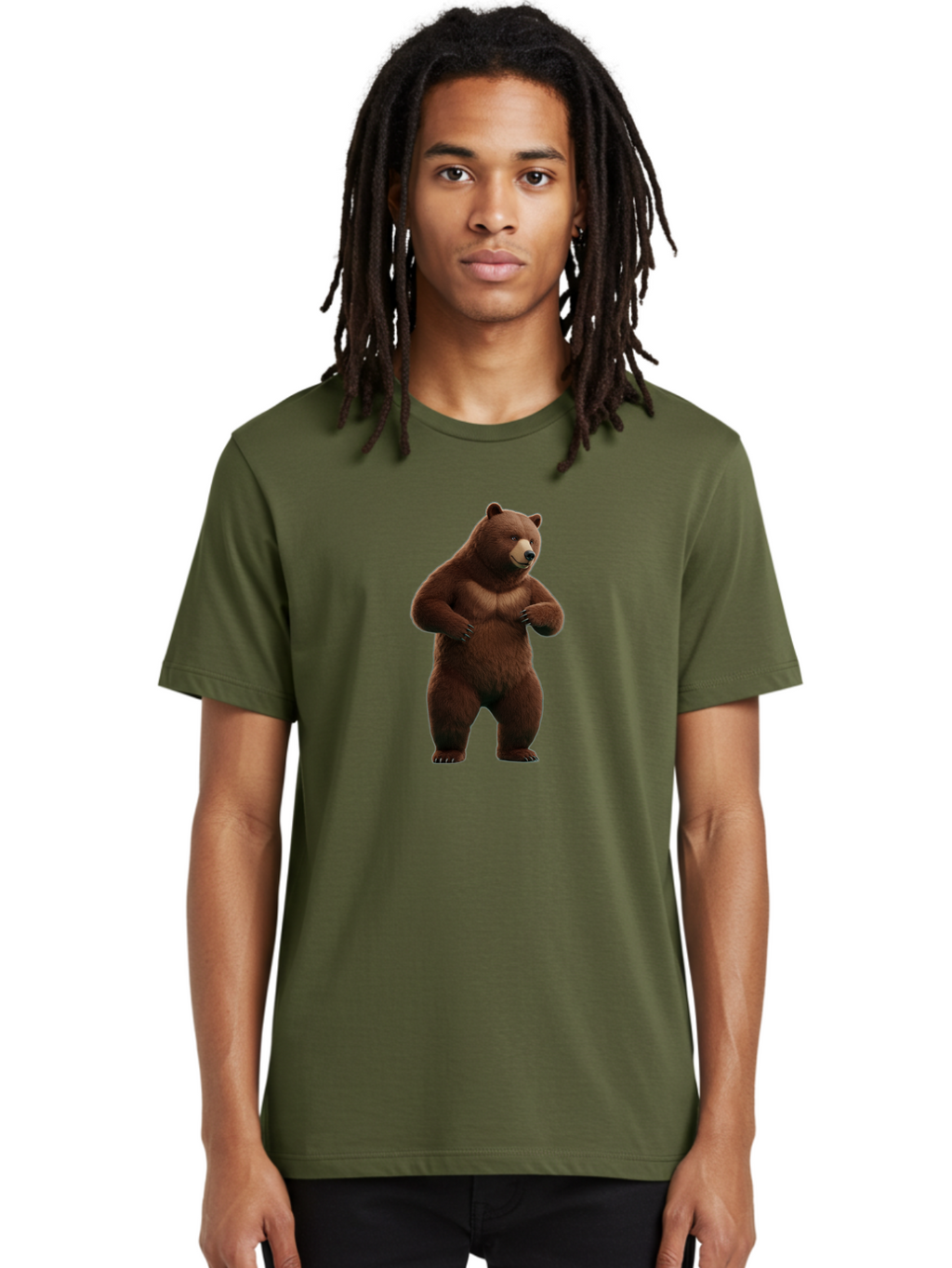 Grizzly-Bear Men'S Graphic Tee, 100% Cotton, Comfortable Casual Summer Wear, Machine Washable, Vintage Camera, Old Camera, Antique Camera, Black Camera, Classic Photography, Photography Equipment, Nostalgic Device, Film Camera, Camera Art Baf137