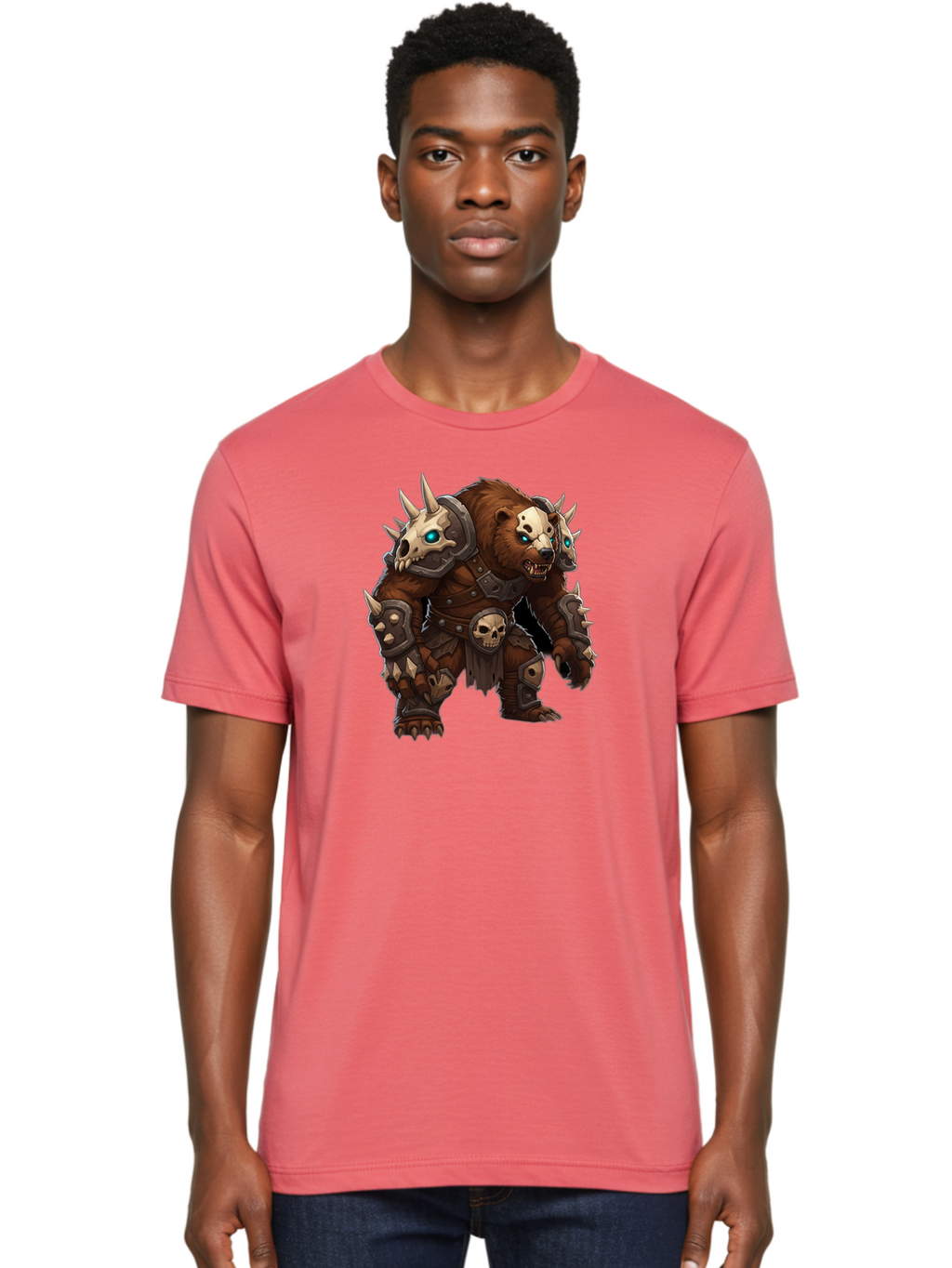 Grizzly-Terror Men'S Graphic Tee, 100% Cotton, Comfortable Casual Summer Wear, Machine Washable, Vintage Camera, Old Camera, Antique Camera, Black Camera, Classic Photography, Photography Equipment, Nostalgic Device, Film Camera, Camera Art Baf138