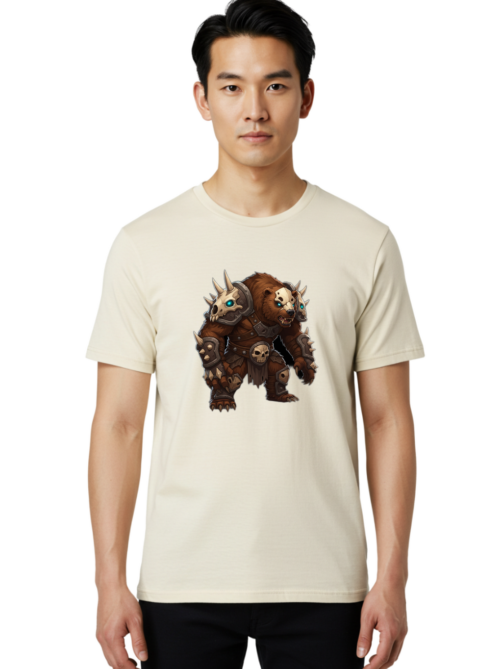Grizzly-Terror Men'S Graphic Tee, 100% Cotton, Comfortable Casual Summer Wear, Machine Washable, Vintage Camera, Old Camera, Antique Camera, Black Camera, Classic Photography, Photography Equipment, Nostalgic Device, Film Camera, Camera Art Baf138