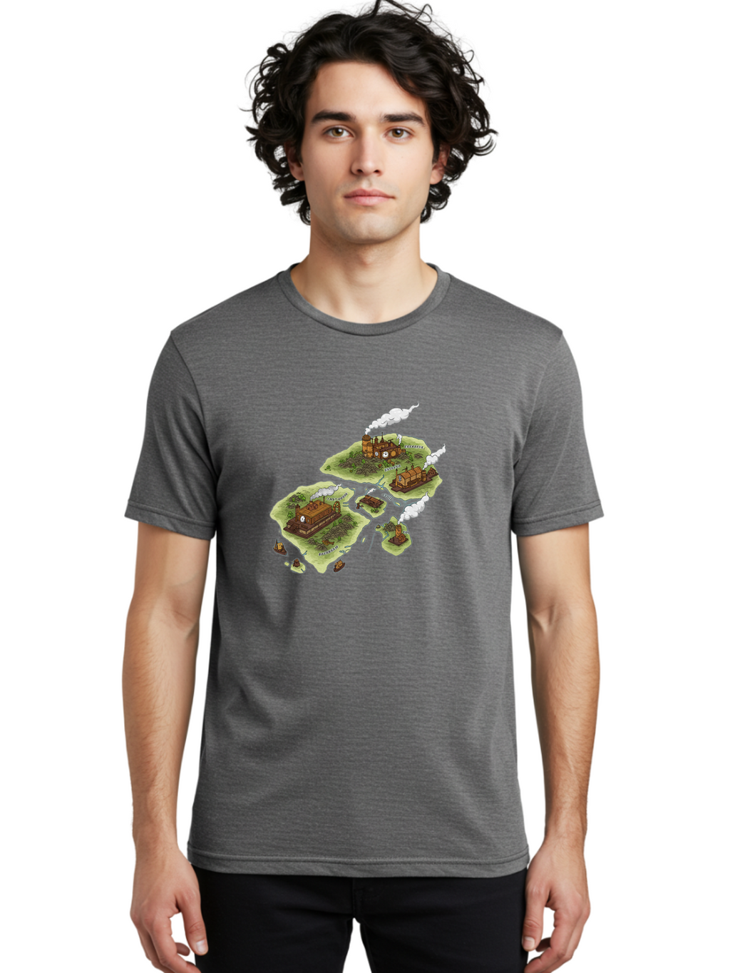 Industrial-Islands Men'S Graphic Tee, 100% Cotton, Comfortable Casual Summer Wear, Machine Washable, Vintage Camera, Old Camera, Antique Camera, Black Camera, Classic Photography, Photography Equipment, Nostalgic Device, Film Camera, Baf151