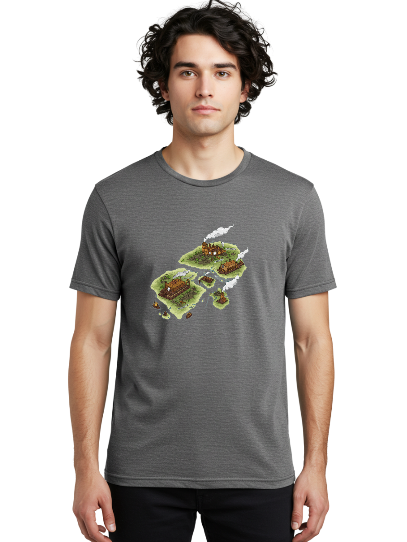 Industrial-Islands Men'S Graphic Tee, 100% Cotton, Comfortable Casual Summer Wear, Machine Washable, Vintage Camera, Old Camera, Antique Camera, Black Camera, Classic Photography, Photography Equipment, Nostalgic Device, Film Camera, Baf151