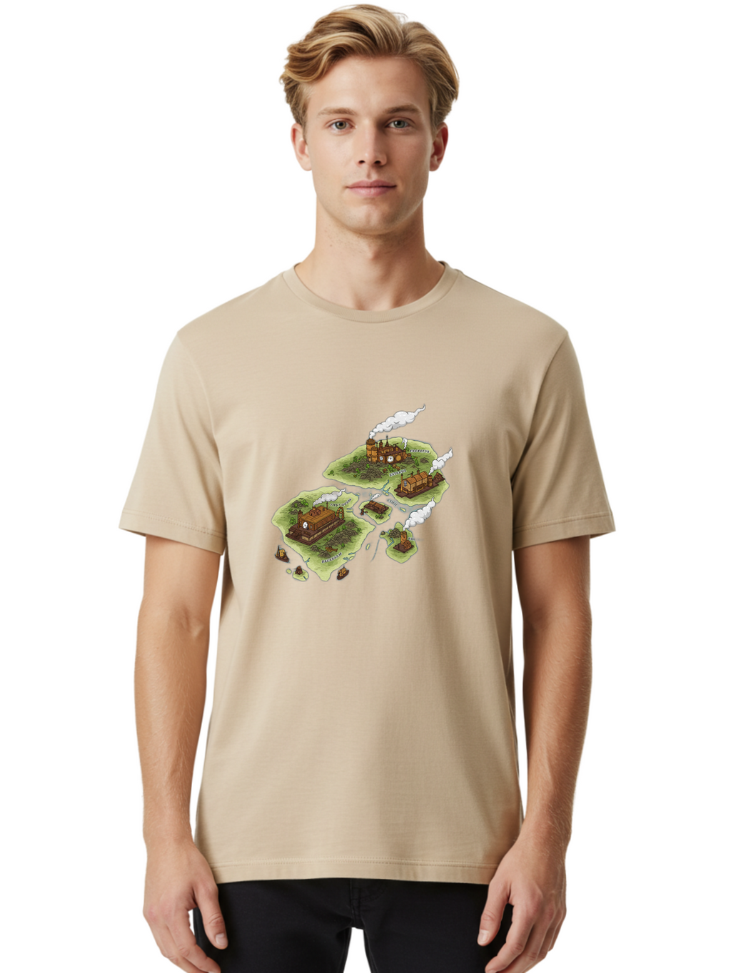Industrial-Islands Men'S Graphic Tee, 100% Cotton, Comfortable Casual Summer Wear, Machine Washable, Vintage Camera, Old Camera, Antique Camera, Black Camera, Classic Photography, Photography Equipment, Nostalgic Device, Film Camera, Baf151