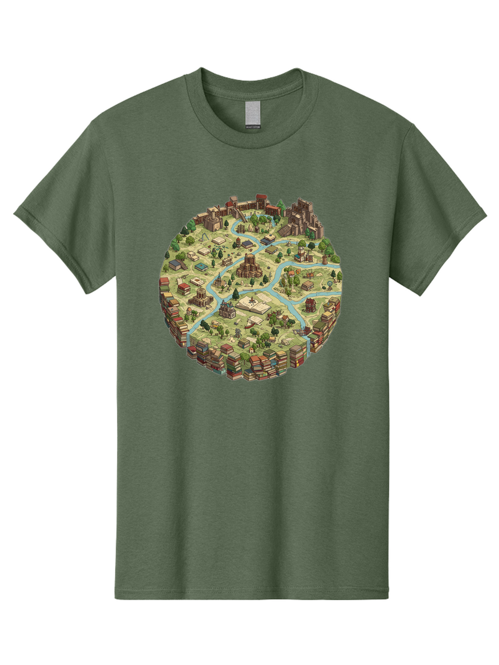Isometric-Village Men'S Graphic Tee, 100% Cotton, Comfortable Casual Summer Wear, Machine Washable, Vintage Camera, Old Camera, Antique Camera, Black Camera, Classic Photography, Photography Equipment, Nostalgic Device, Film Camera, Camera Art Baf154