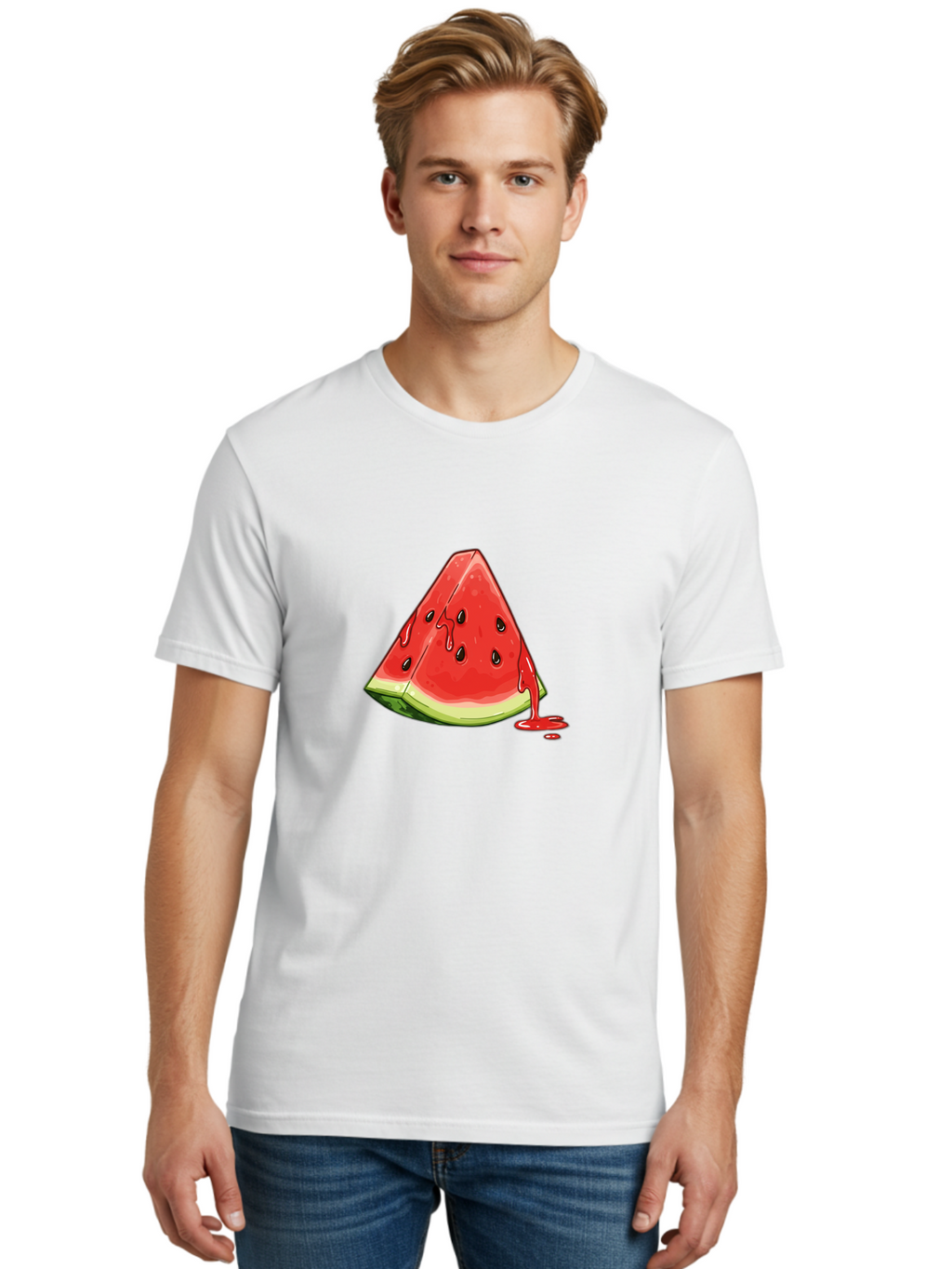 Juicy-Watermelon-Slice Men'S Graphic Tee, 100% Cotton, Comfortable Casual Summer Wear, Machine Washable, Vintage Camera, Old Camera, Antique Camera, Black Camera, Classic Photography, Photography Equipment, Nostalgic Device, Film Camera, Baf156