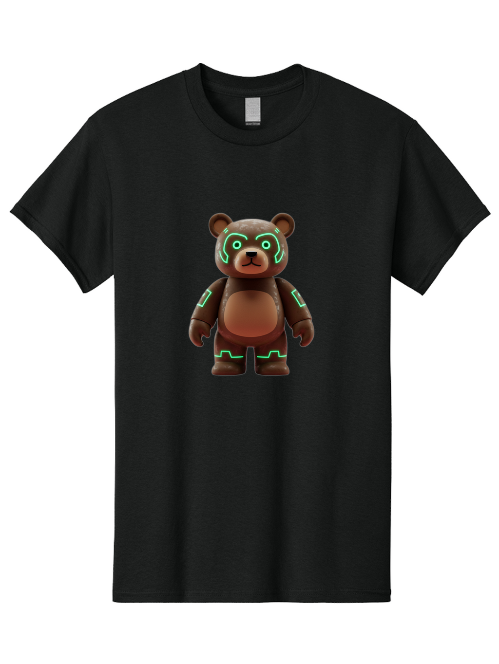 Kaws-Bearbrick Men'S Graphic Tee, 100% Cotton, Comfortable Casual Summer Wear, Machine Washable, Vintage Camera, Old Camera, Antique Camera, Black Camera, Classic Photography, Photography Equipment, Nostalgic Device, Film Camera, Camera Art Baf160