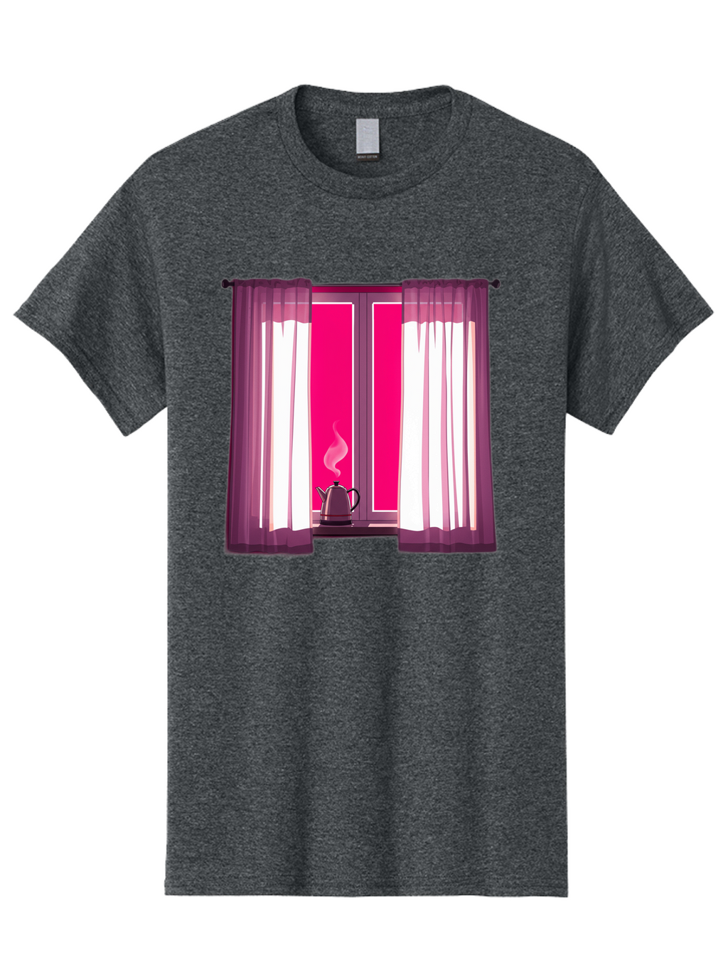 Kettle-On-Windowsill Men'S Graphic Tee, 100% Cotton, Comfortable Casual Summer Wear, Machine Washable, Vintage Camera, Old Camera, Antique Camera, Black Camera, Classic Photography, Photography Equipment, Nostalgic Device, Film Camera, Baf161