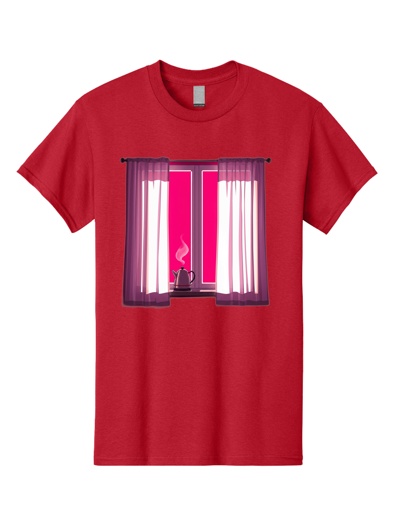 Kettle-On-Windowsill Men'S Graphic Tee, 100% Cotton, Comfortable Casual Summer Wear, Machine Washable, Vintage Camera, Old Camera, Antique Camera, Black Camera, Classic Photography, Photography Equipment, Nostalgic Device, Film Camera, Baf161