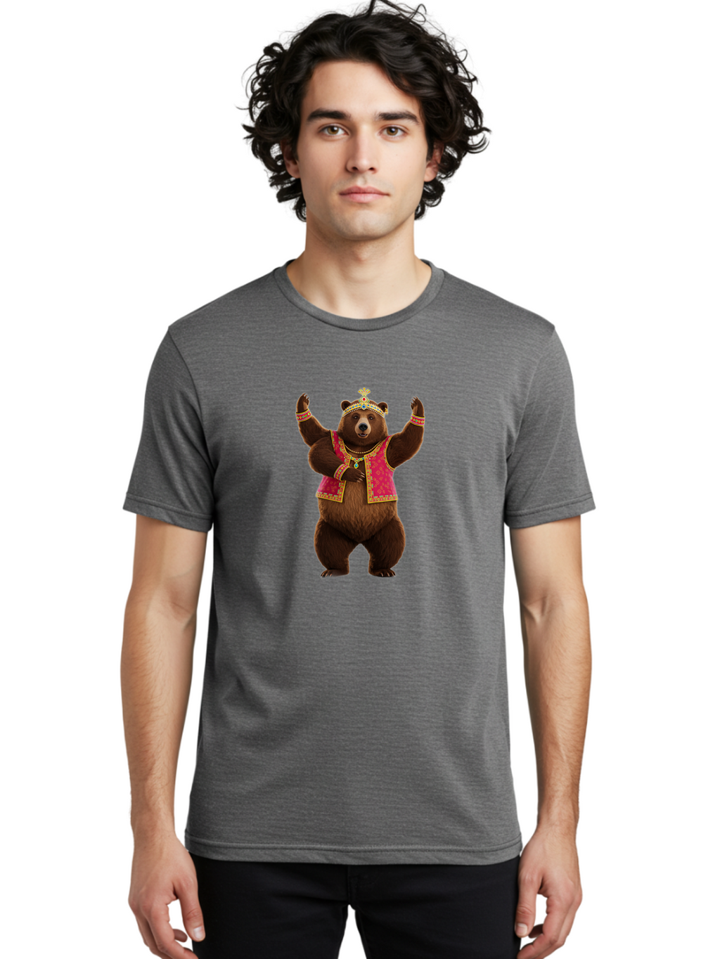 King-Bear Men'S Graphic Tee, 100% Cotton, Comfortable Casual Summer Wear, Machine Washable, Vintage Camera, Old Camera, Antique Camera, Black Camera, Classic Photography, Photography Equipment, Nostalgic Device, Film Camera, Camera Art Baf164